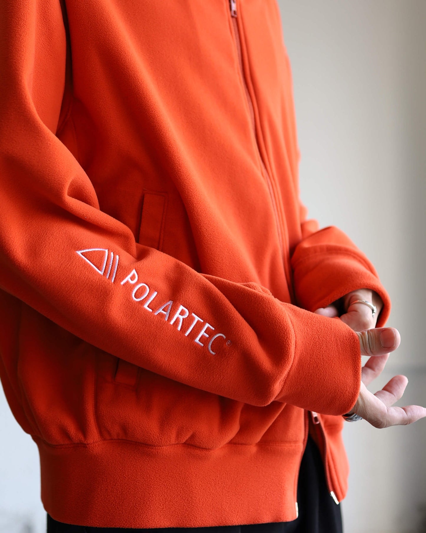 POLARTEC TRACK JACKET "ORANGE"
