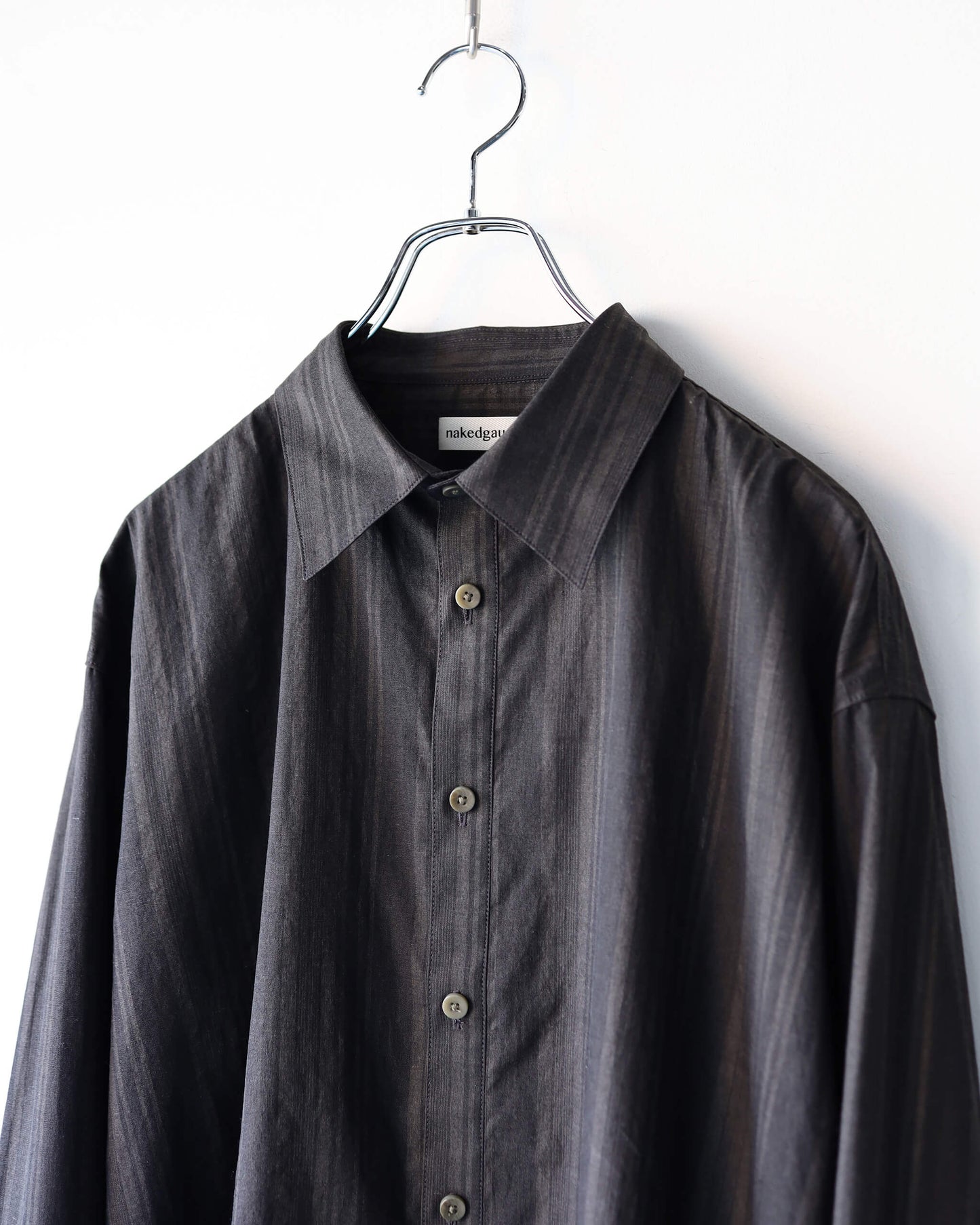 MADRAS STRIPE SHIRTS LS "BLACK STRIPE"
