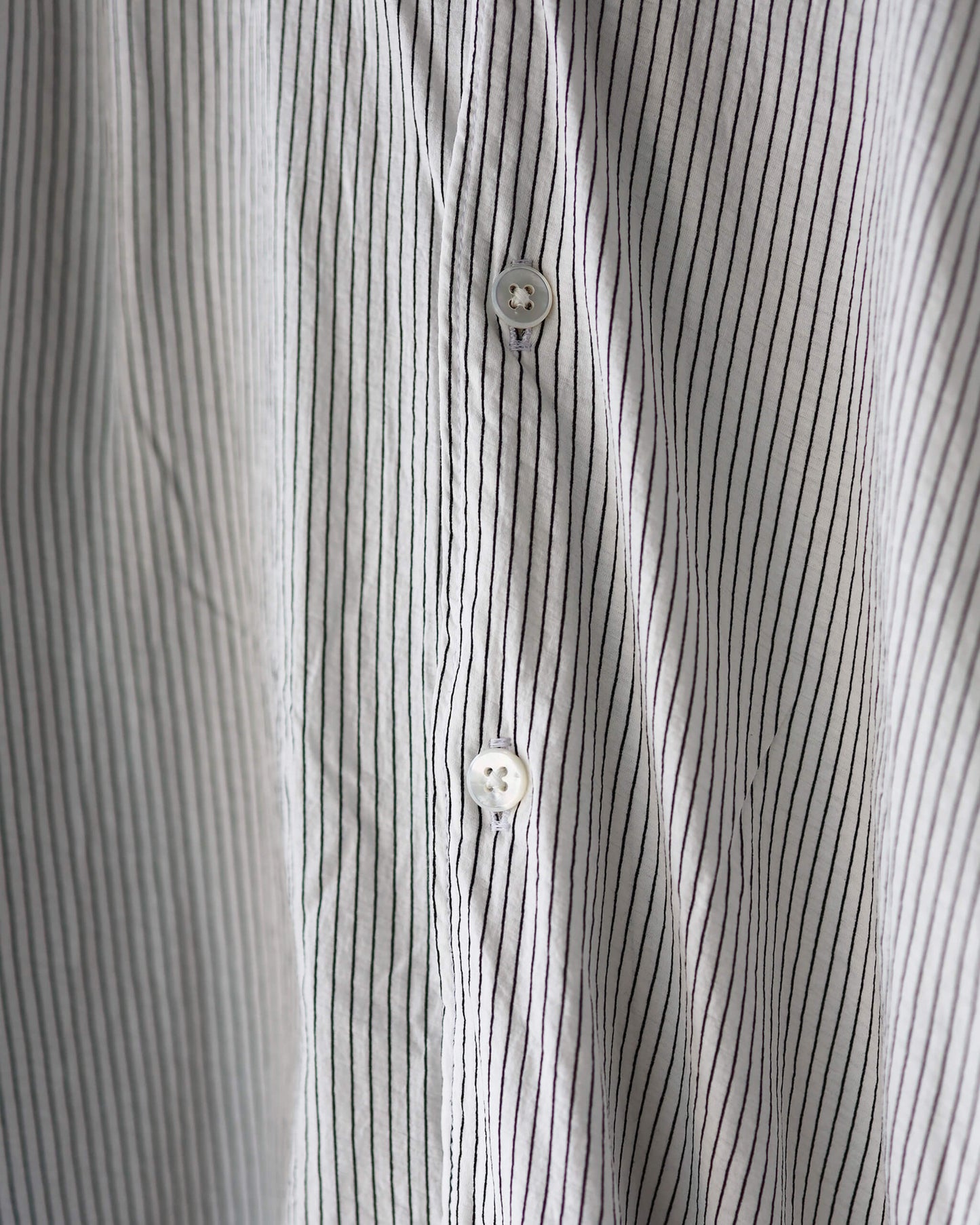 46G Artisan Shirt "WHITE BLACK DYE"