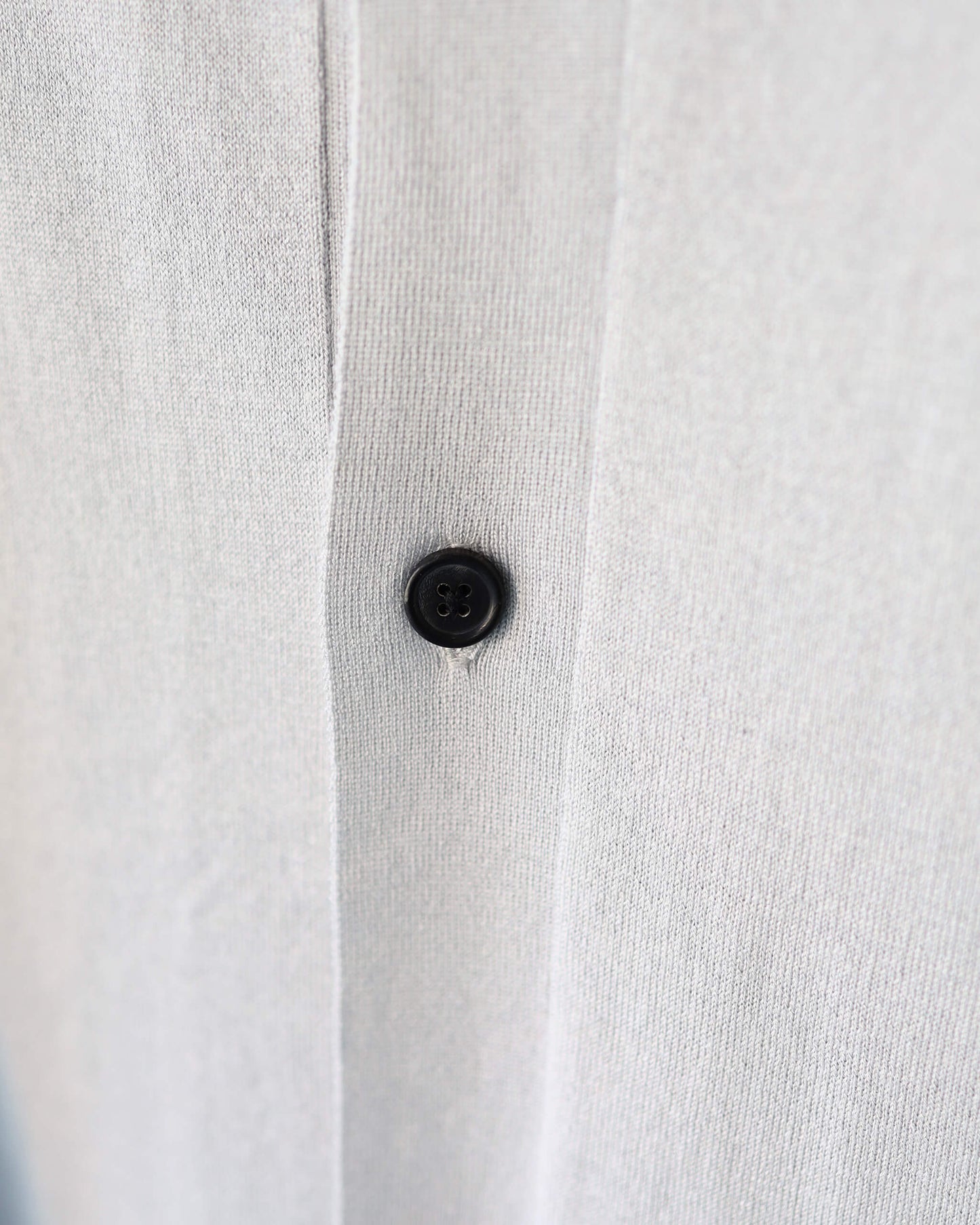 SILK x CASHMERE CARDIGAN "LIGHT GRAY"