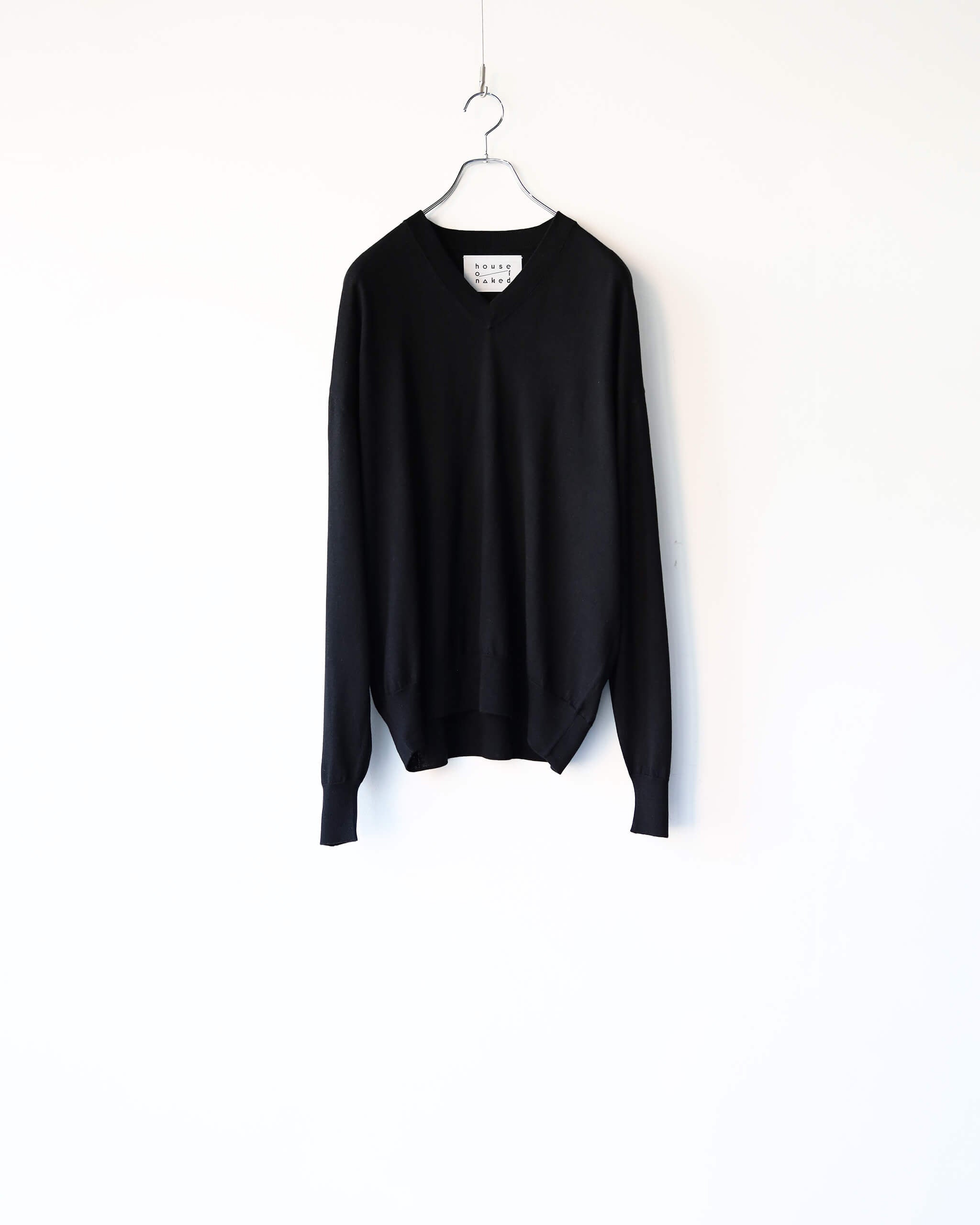 house of naked シルク×カシミアV-NECK ニット　サイズ2 house of naked SILK x CASHMERE V-NECK KNIT 