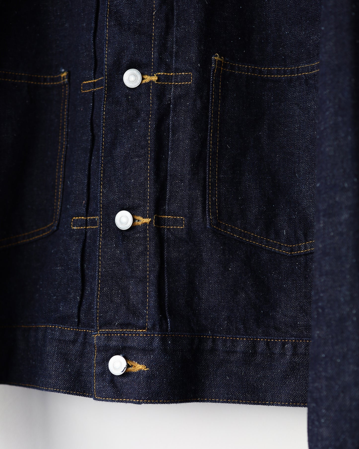 SHORT DENIM JACKET KIMONO DENIM "INDIGO"