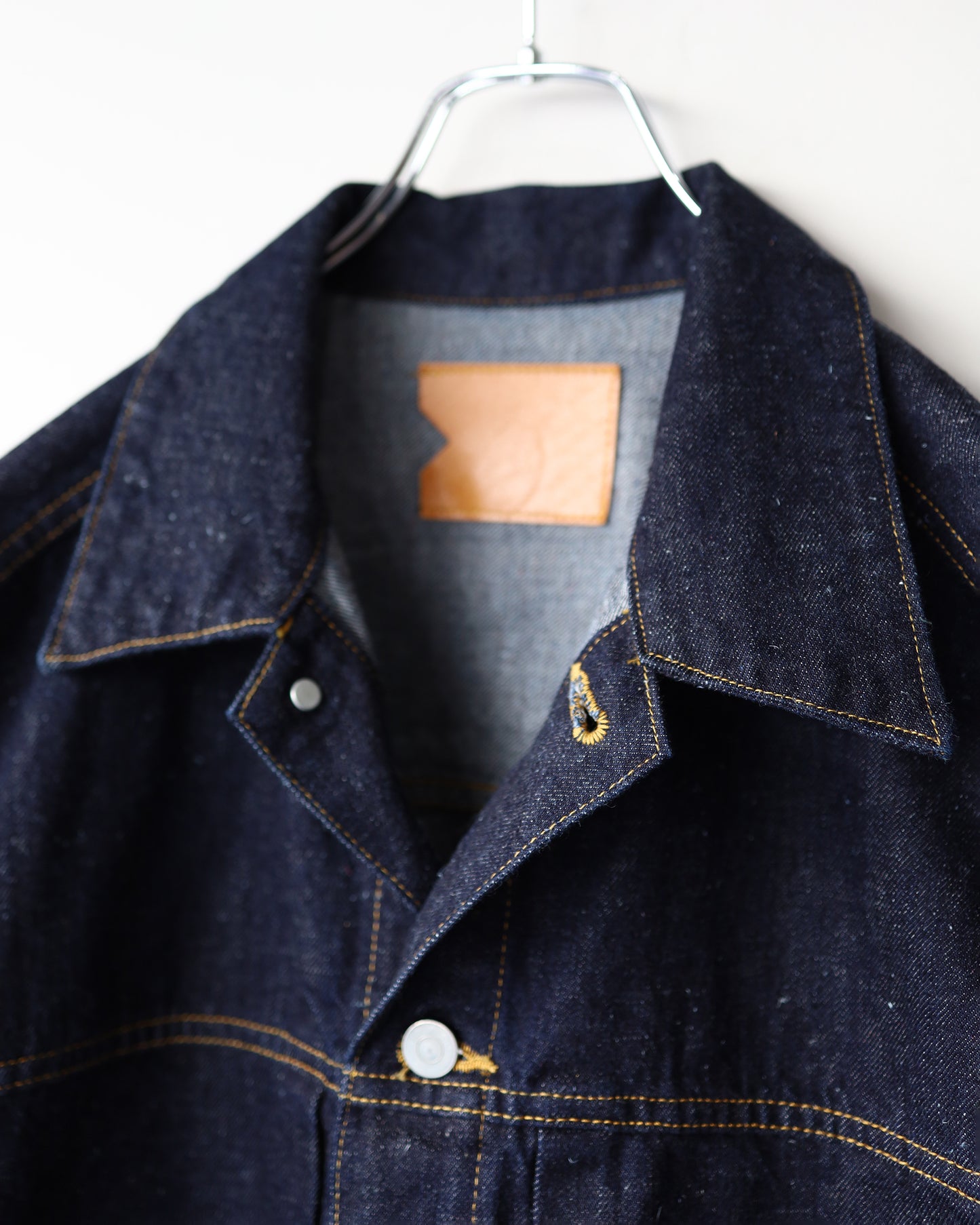 SHORT DENIM JACKET KIMONO DENIM "INDIGO"