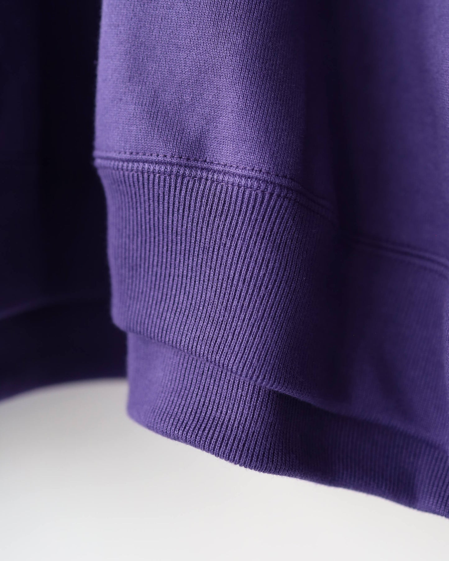 HUGE SWEAT SHORT ORGANIC COTTON HEAVY FLEECE "PURPLE"