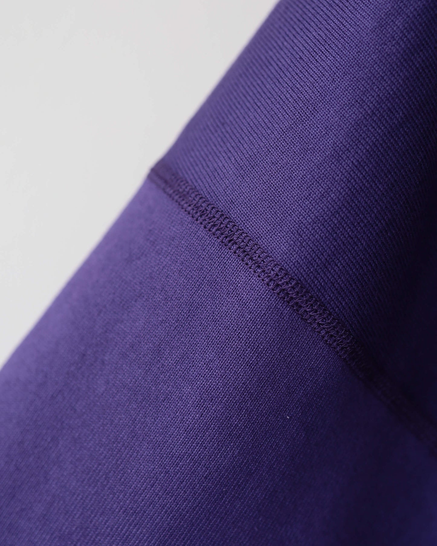 HUGE SWEAT SHORT ORGANIC COTTON HEAVY FLEECE "PURPLE"