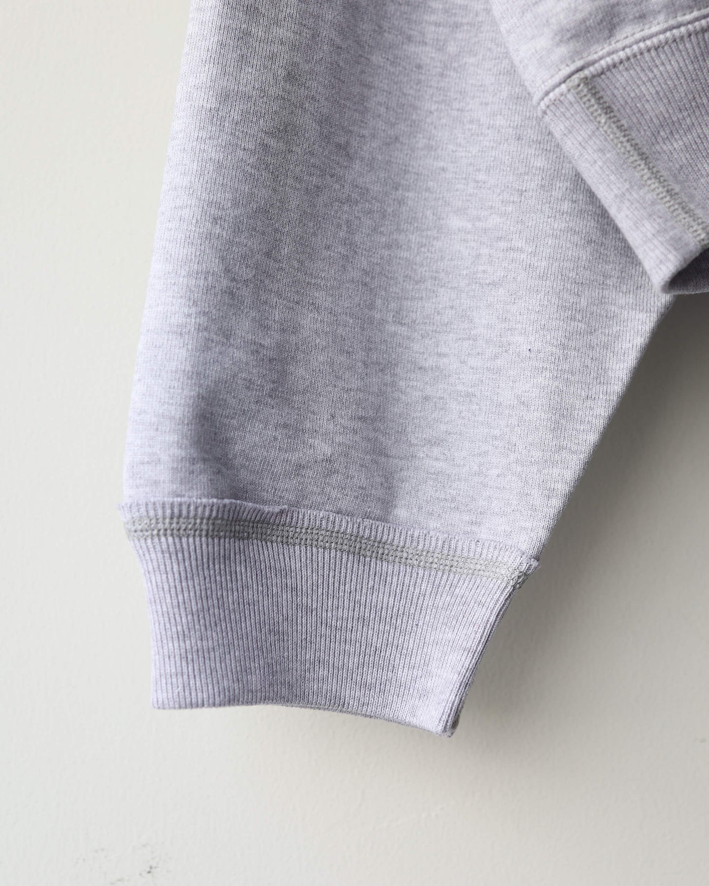 HUGE SWEAT SHORT ORGANIC COTTON HEAVY FLEECE "ASH GRAY"