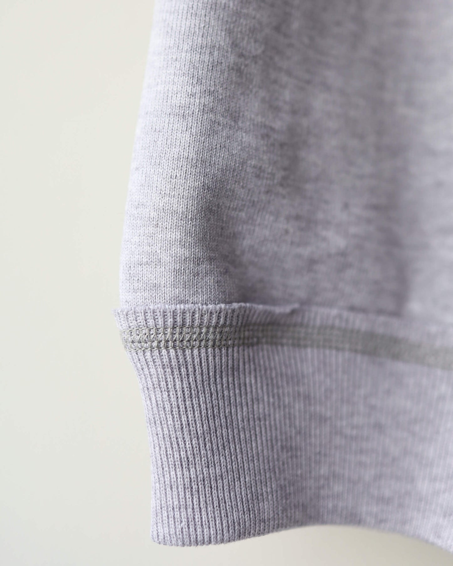 HUGE SWEAT SHORT ORGANIC COTTON HEAVY FLEECE "ASH GRAY"