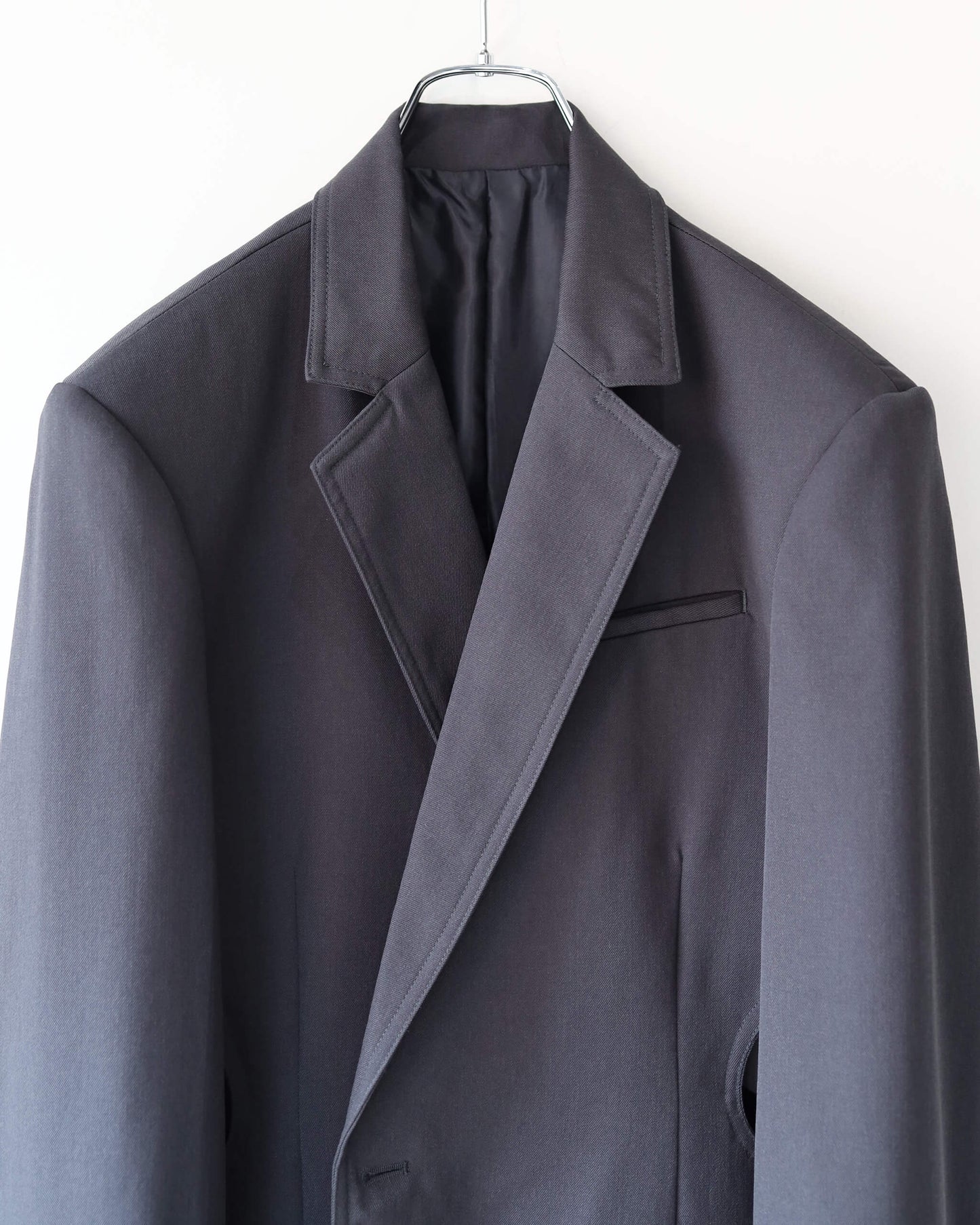 TWIST TAILORED JACKET "Charcoal"