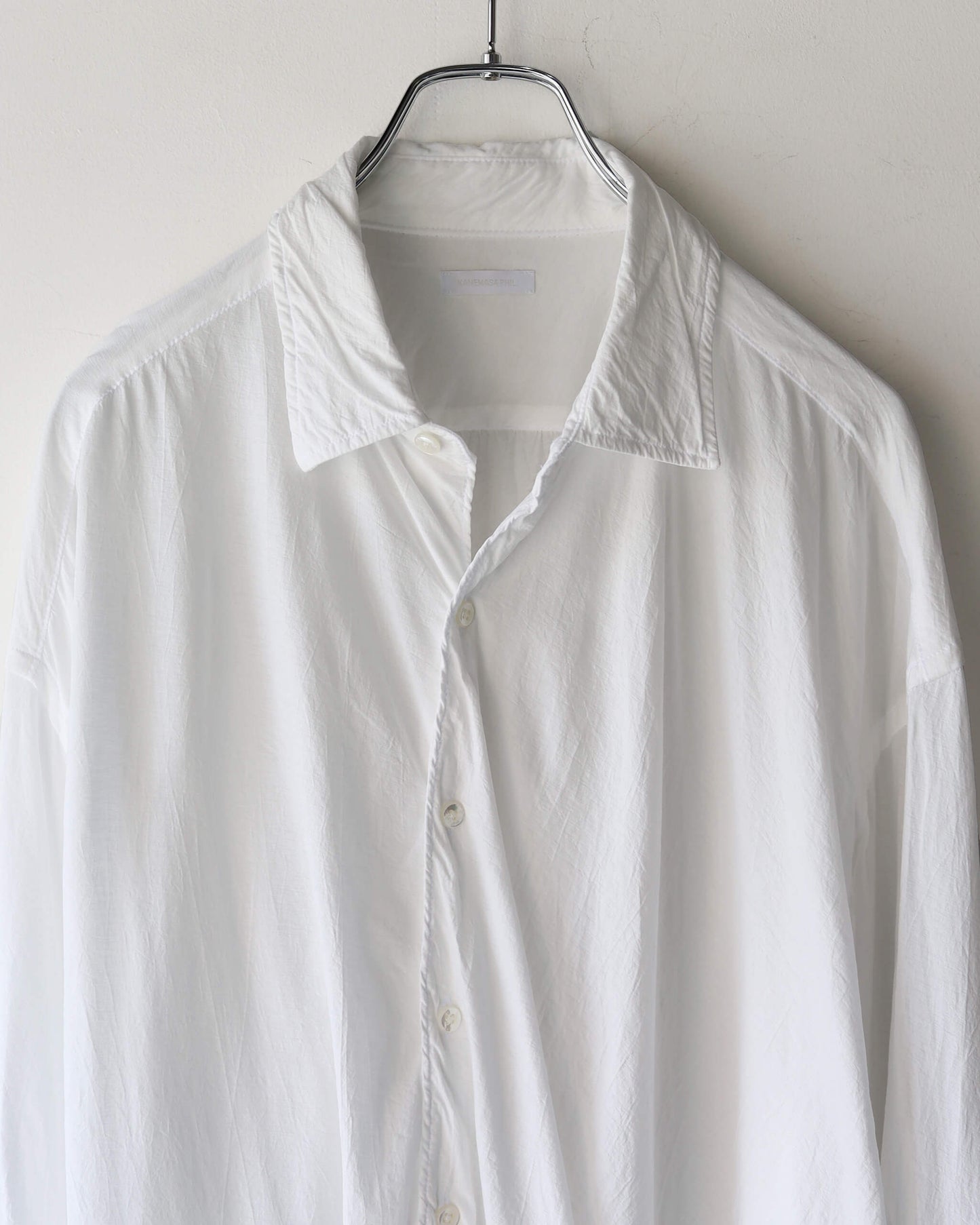46G Artisan Shirt "WHITE DYE"