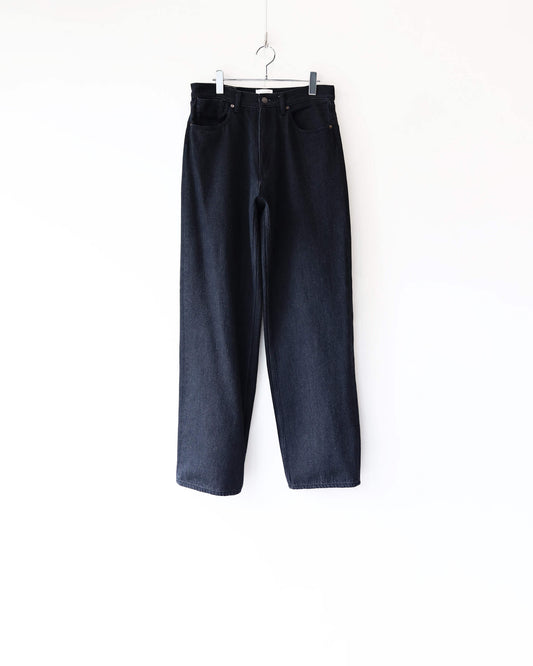 Type 001 Oxford Jeans "Black On Both Sides Marble Wash"