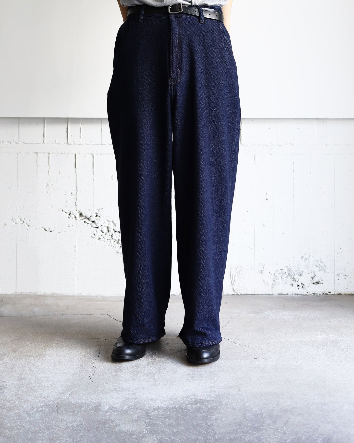 LOOSE DENIM PANTS "INDIGO"