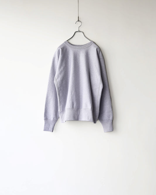 GYM JUMPER ORGANIC COTTON HEAVY FLEECE "ASH GRAY"