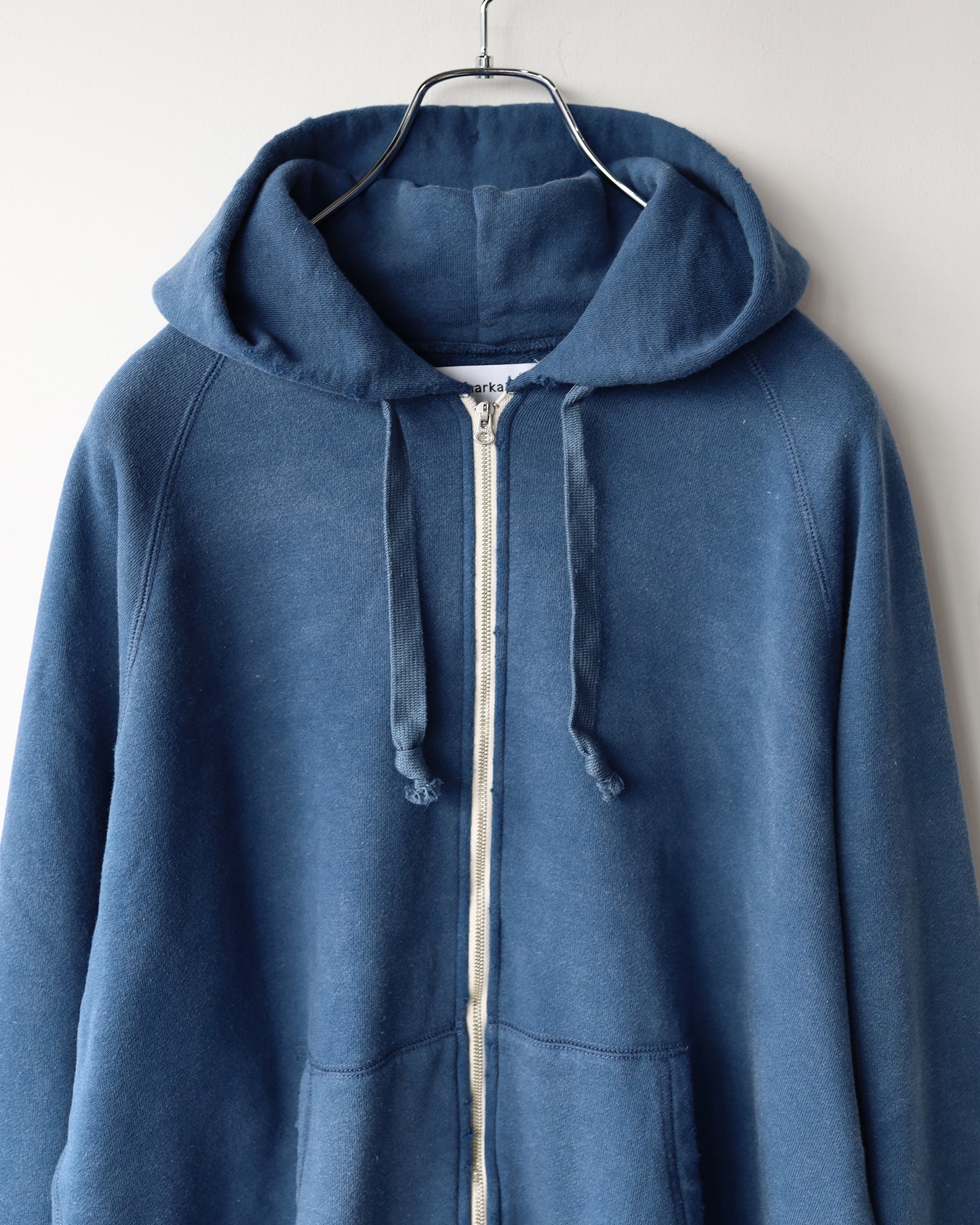 DAMAGE PARKA 20/10 RECYCLE SUVIN ORGANIC COTTON "FADED BLUE"