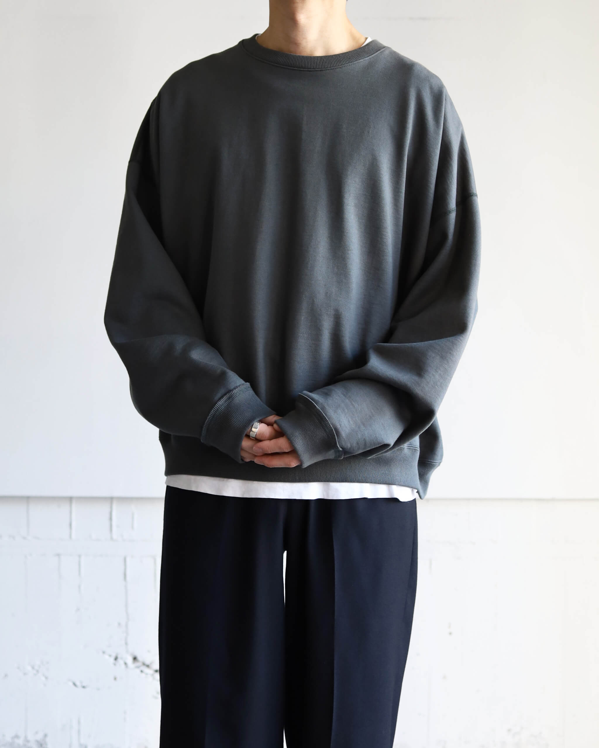 トップス MARKAWARE HUGE SWEAT SHORT 2 MARKAWARE/マーカウェア】HUGE SWEAT SHORT（スウェット）｜markaware