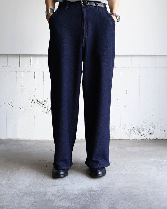 LOOSE DENIM PANTS "INDIGO"