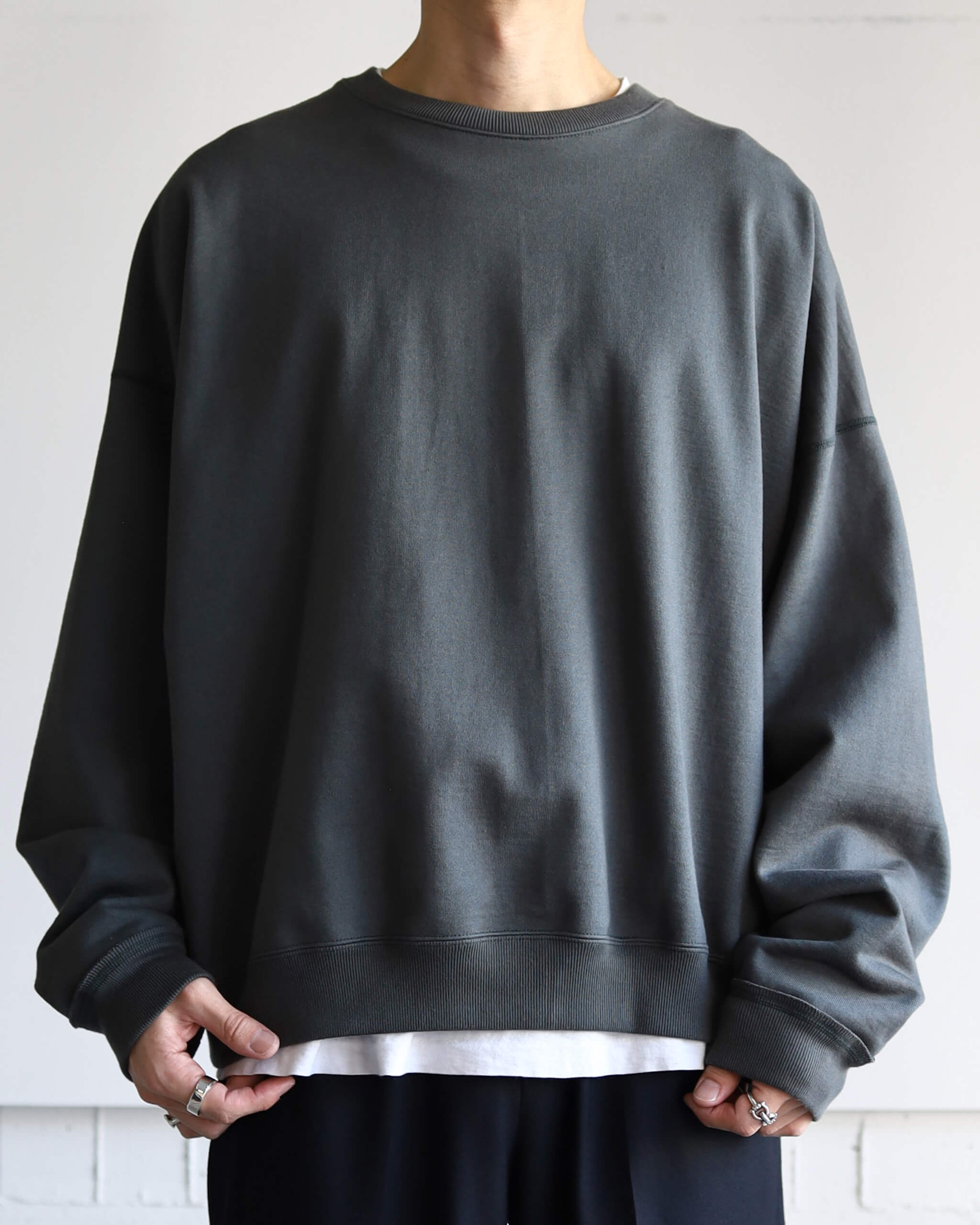 美品！　markaware huge sweat MARKAWARE HUGE SWEAT SHORT ORGANIC COTTON HEAVY FLEECE 