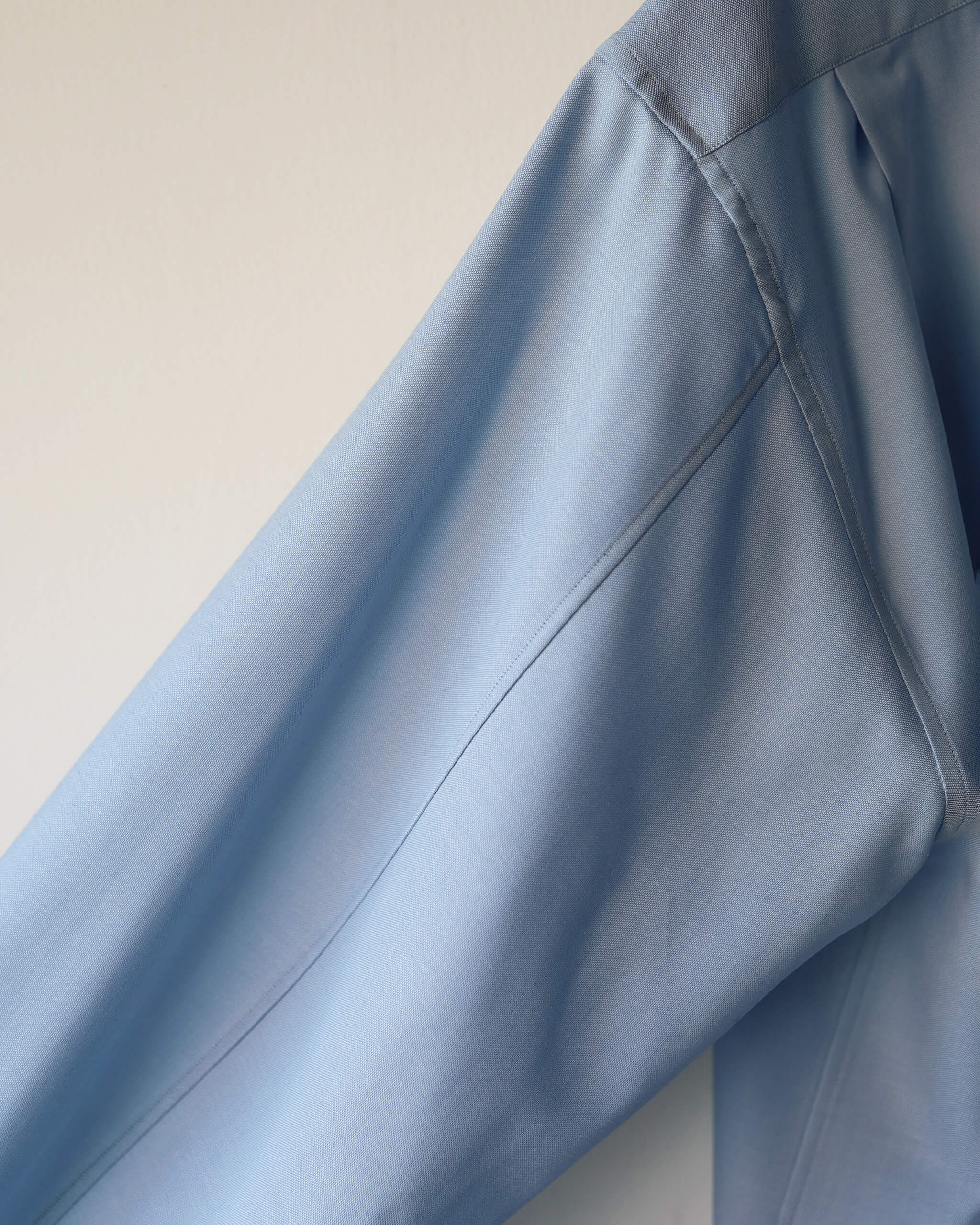MARKAWARE ITALIAN OPEN COLLAR SHIRT SUPER 160s WASHABLE WOOL