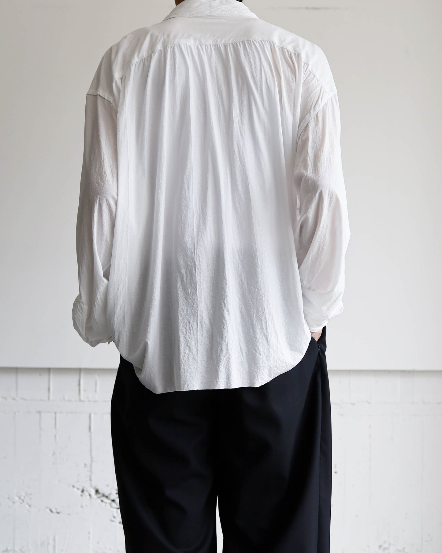 46G Artisan Shirt "WHITE DYE"