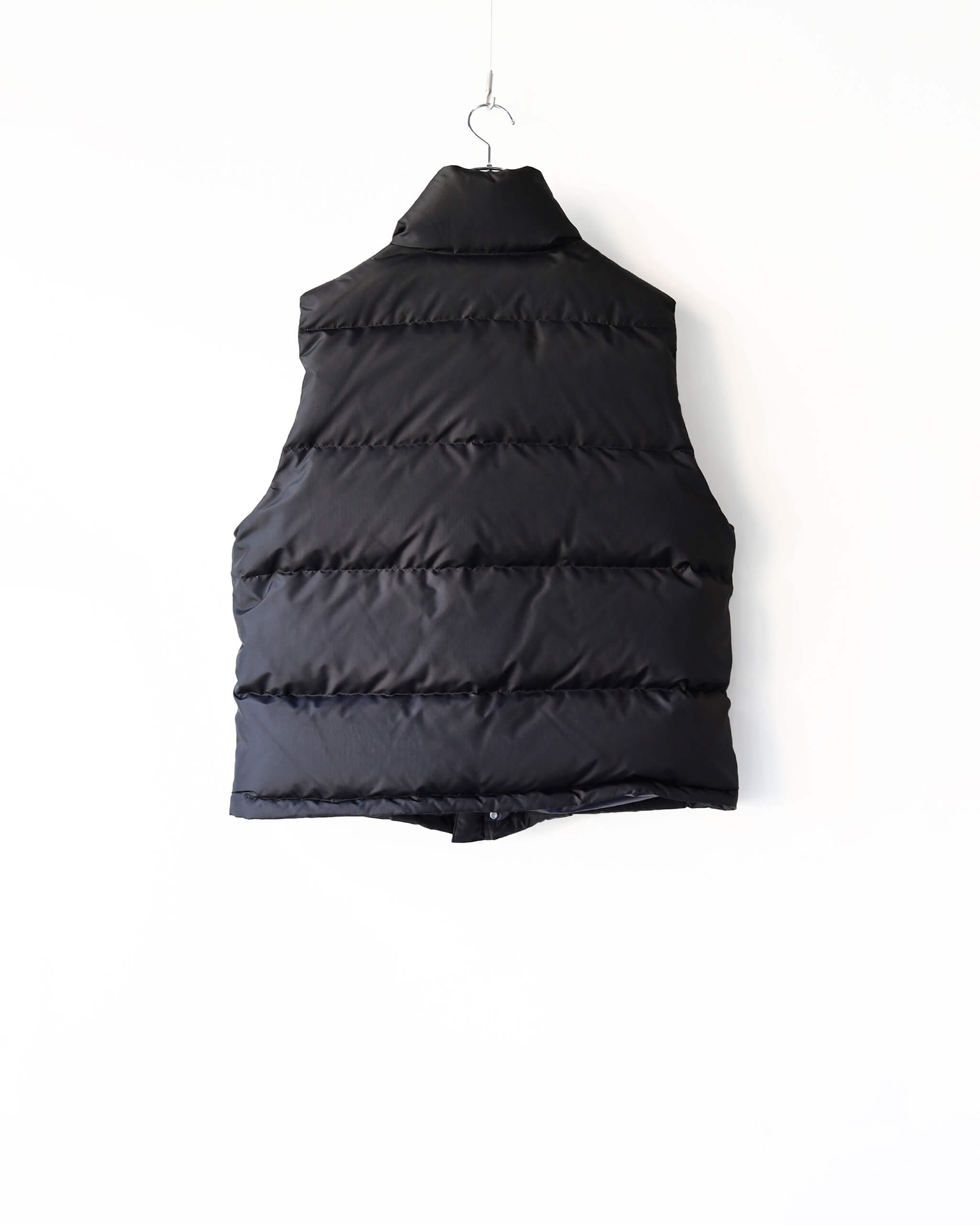 MARKAWARE SILK DOWN VEST SILK TAFFETA 
