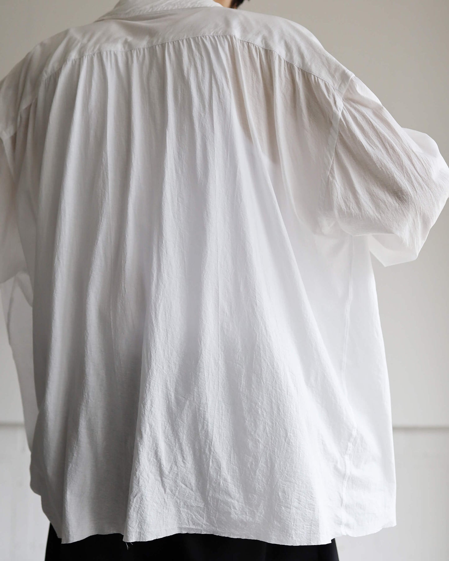 46G Artisan Shirt "WHITE DYE"