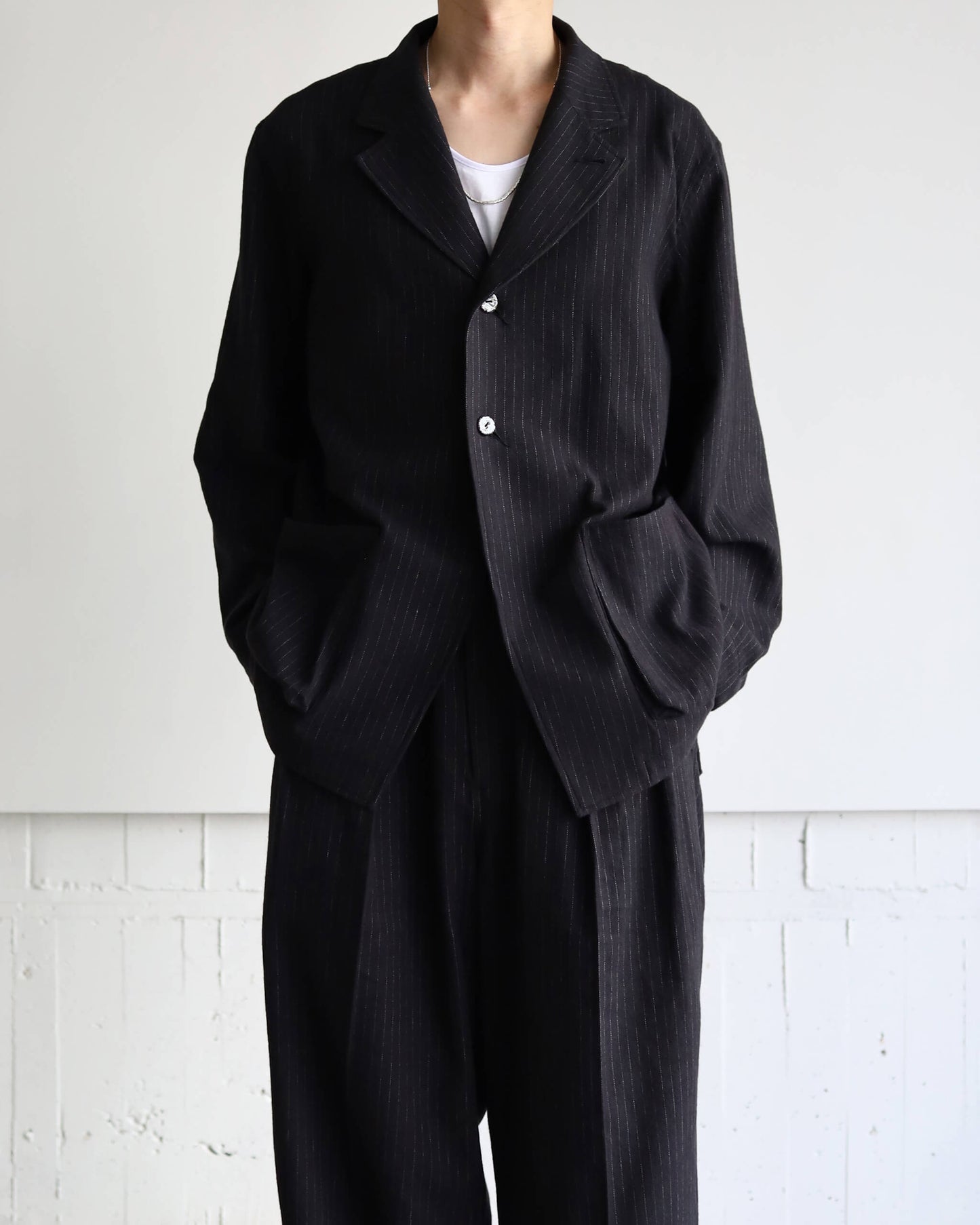 yosogi jacket "black stripe"