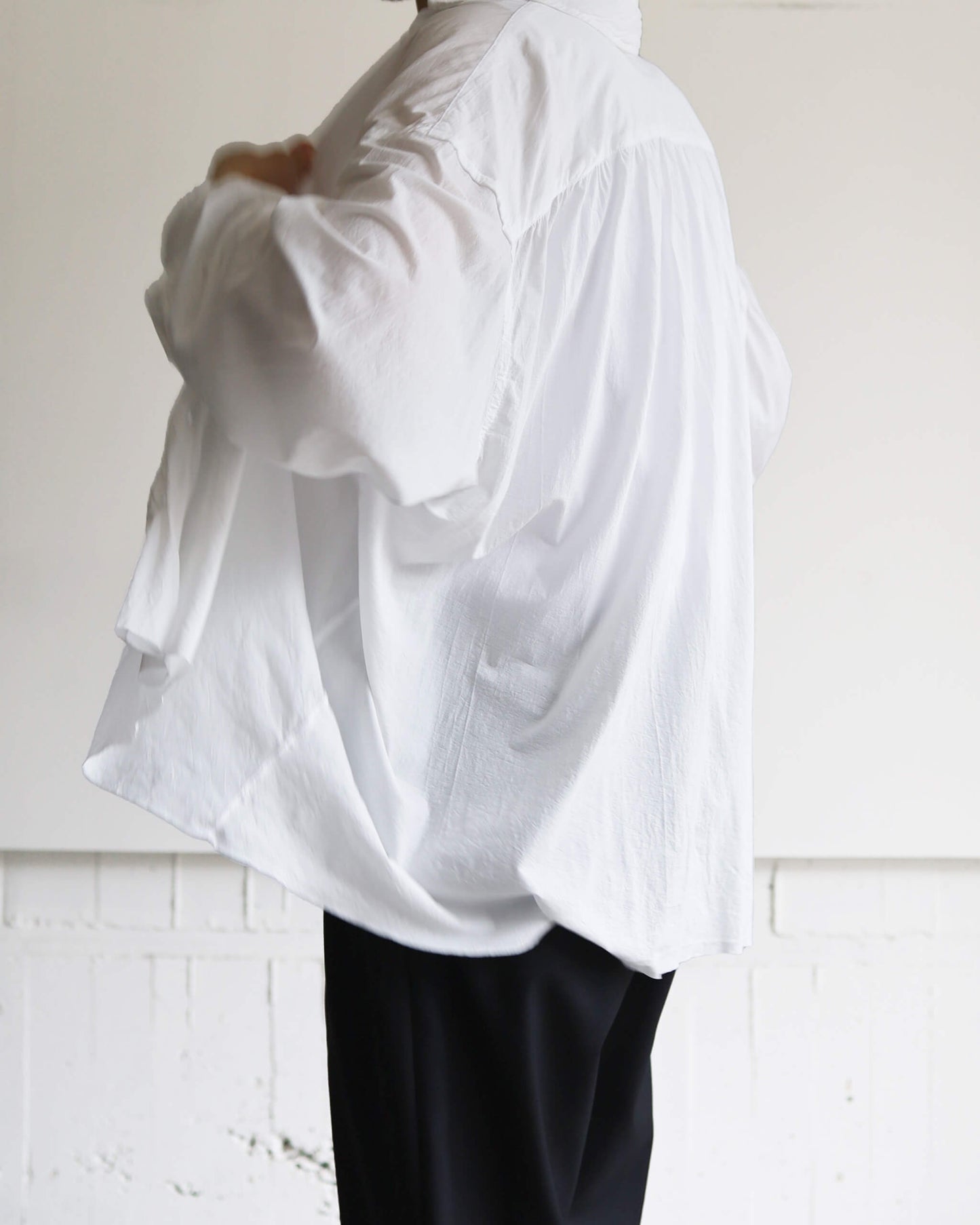 46G Artisan Shirt "WHITE DYE"