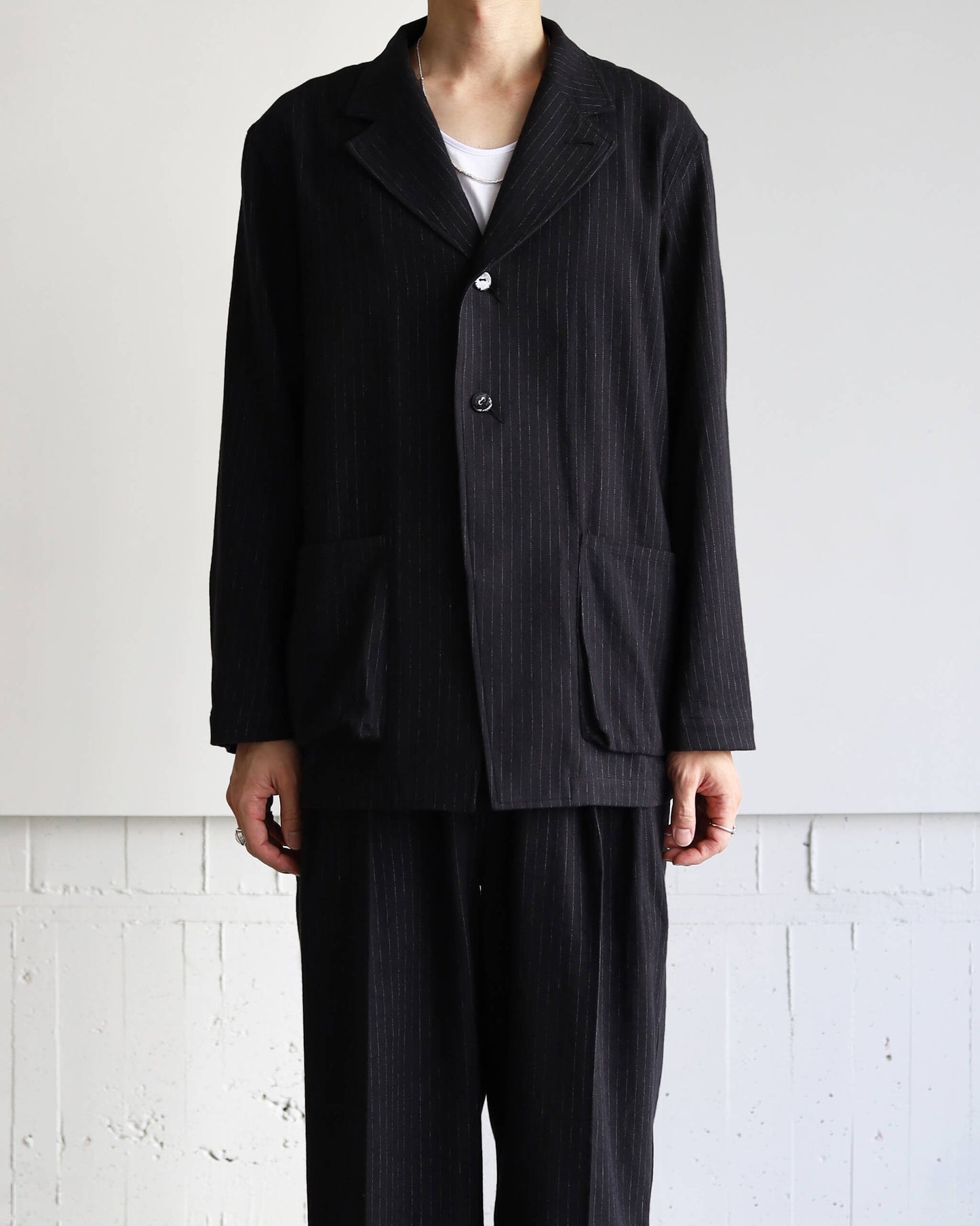 yosogi jacket "black stripe"