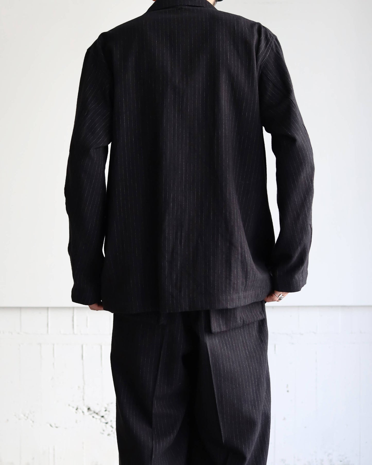 yosogi jacket "black stripe"