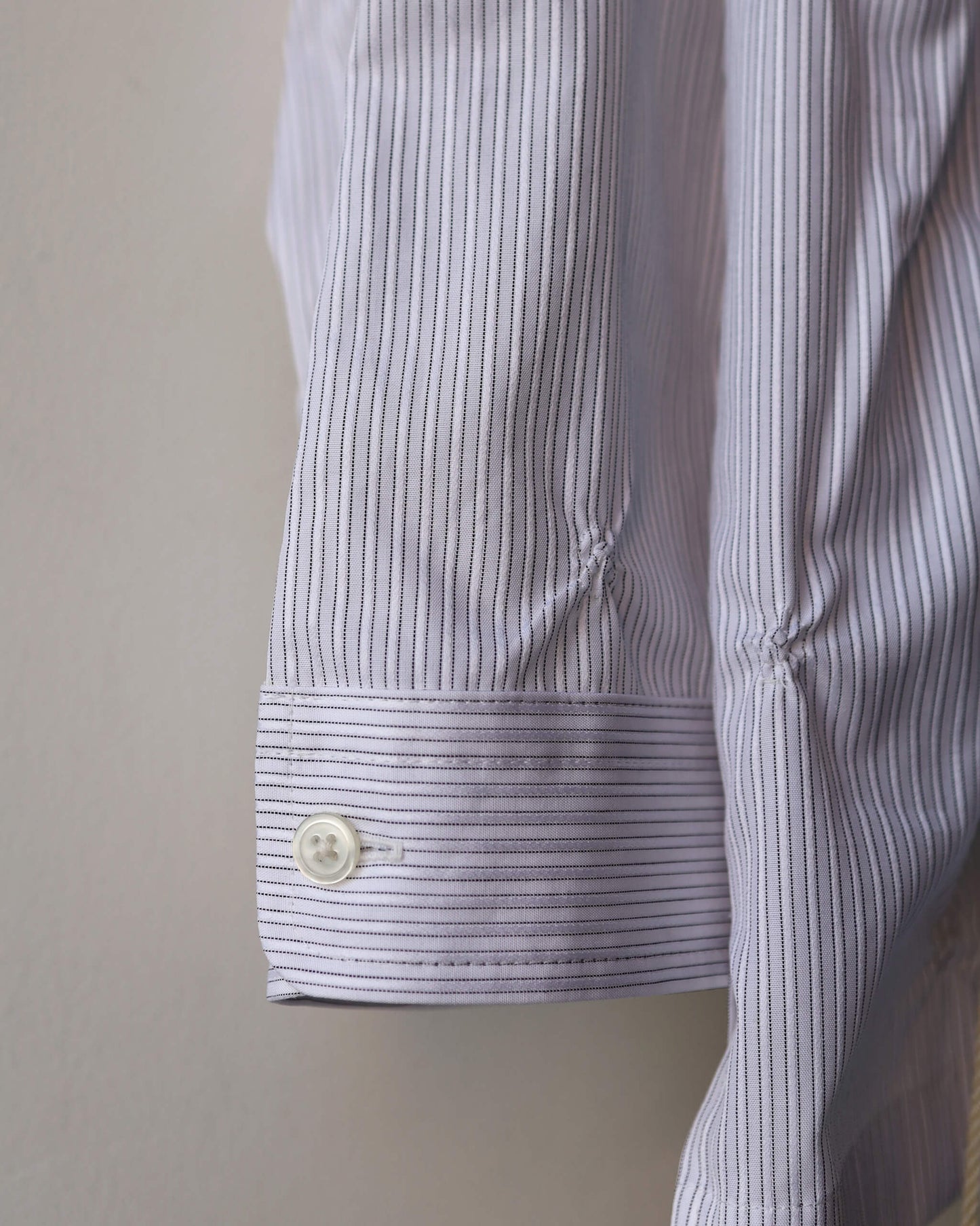 EMBROIDERY CHECK SHIRTS "BLACK STRIPE"