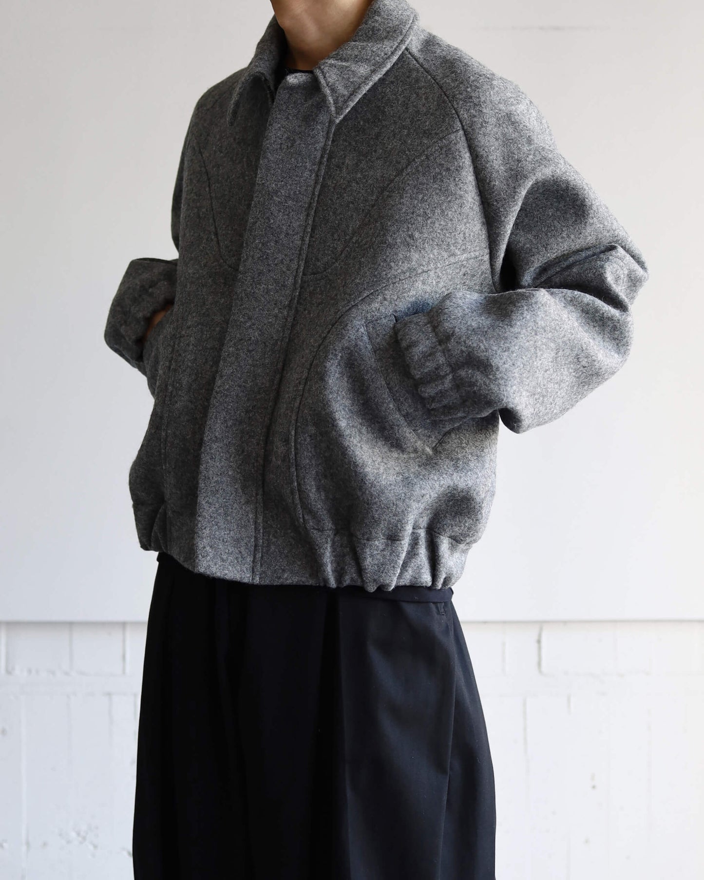 JIJI JACKET "MARL GREY"