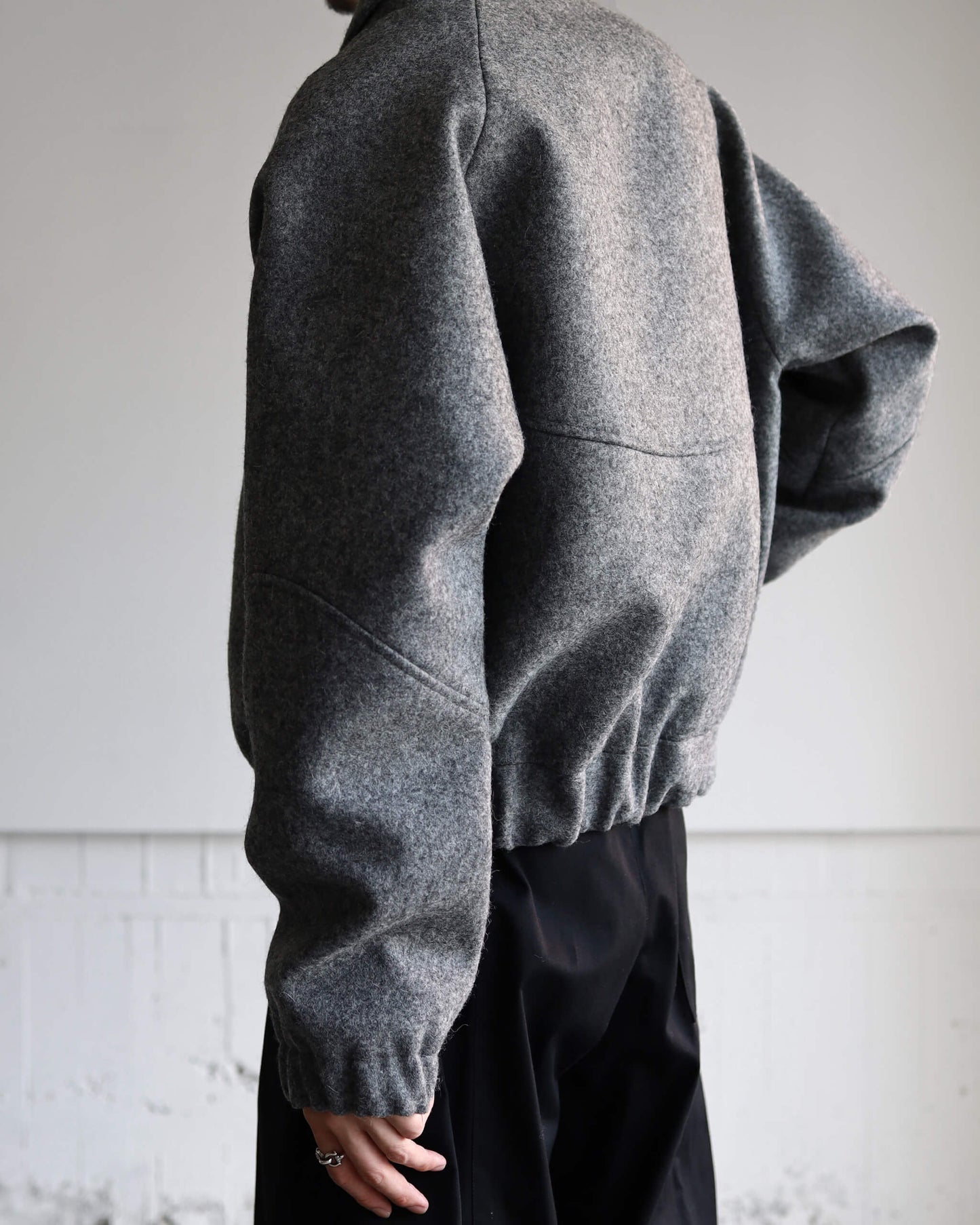 JIJI JACKET "MARL GREY"
