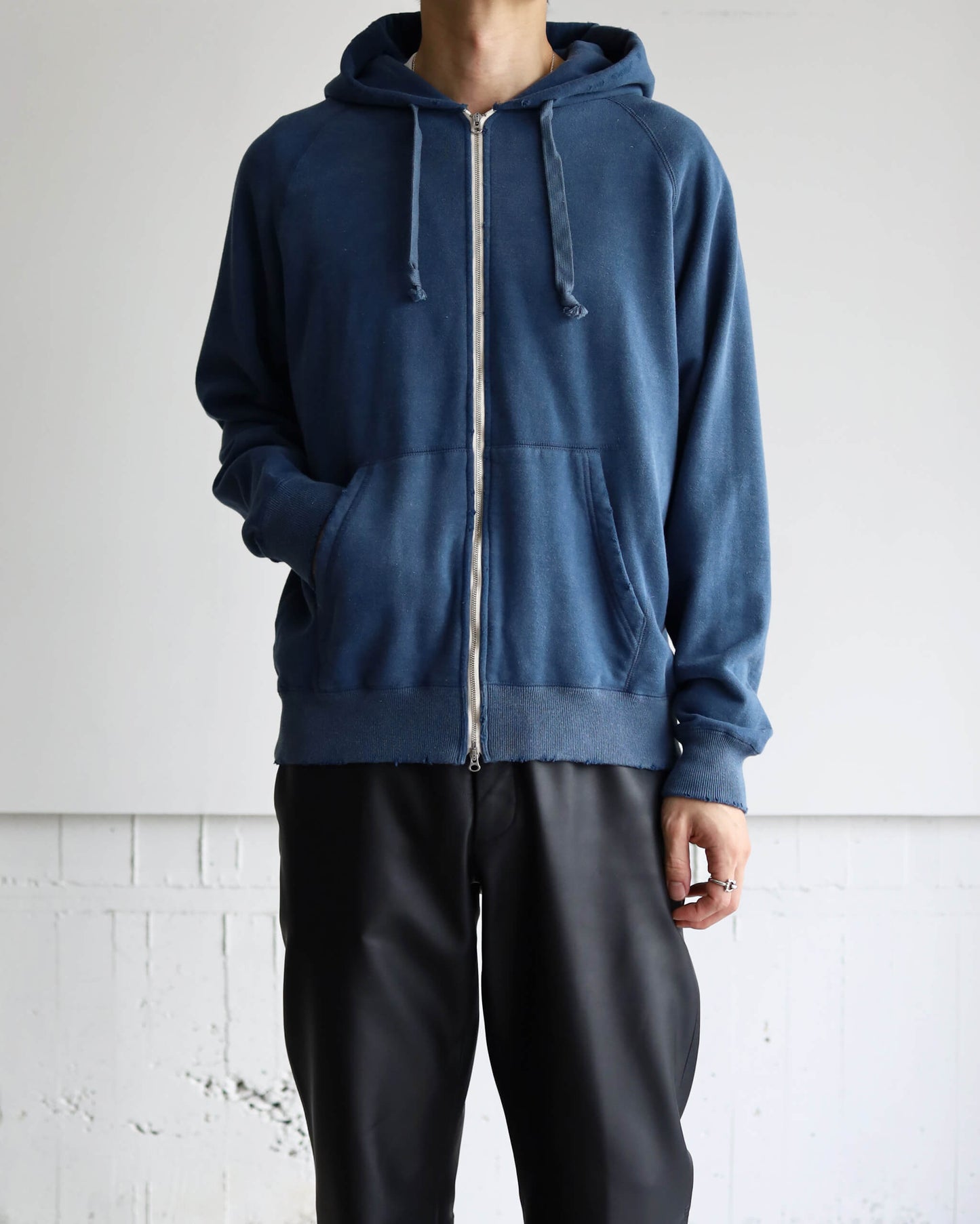 DAMAGE PARKA 20/10 RECYCLE SUVIN ORGANIC COTTON "FADED BLUE"