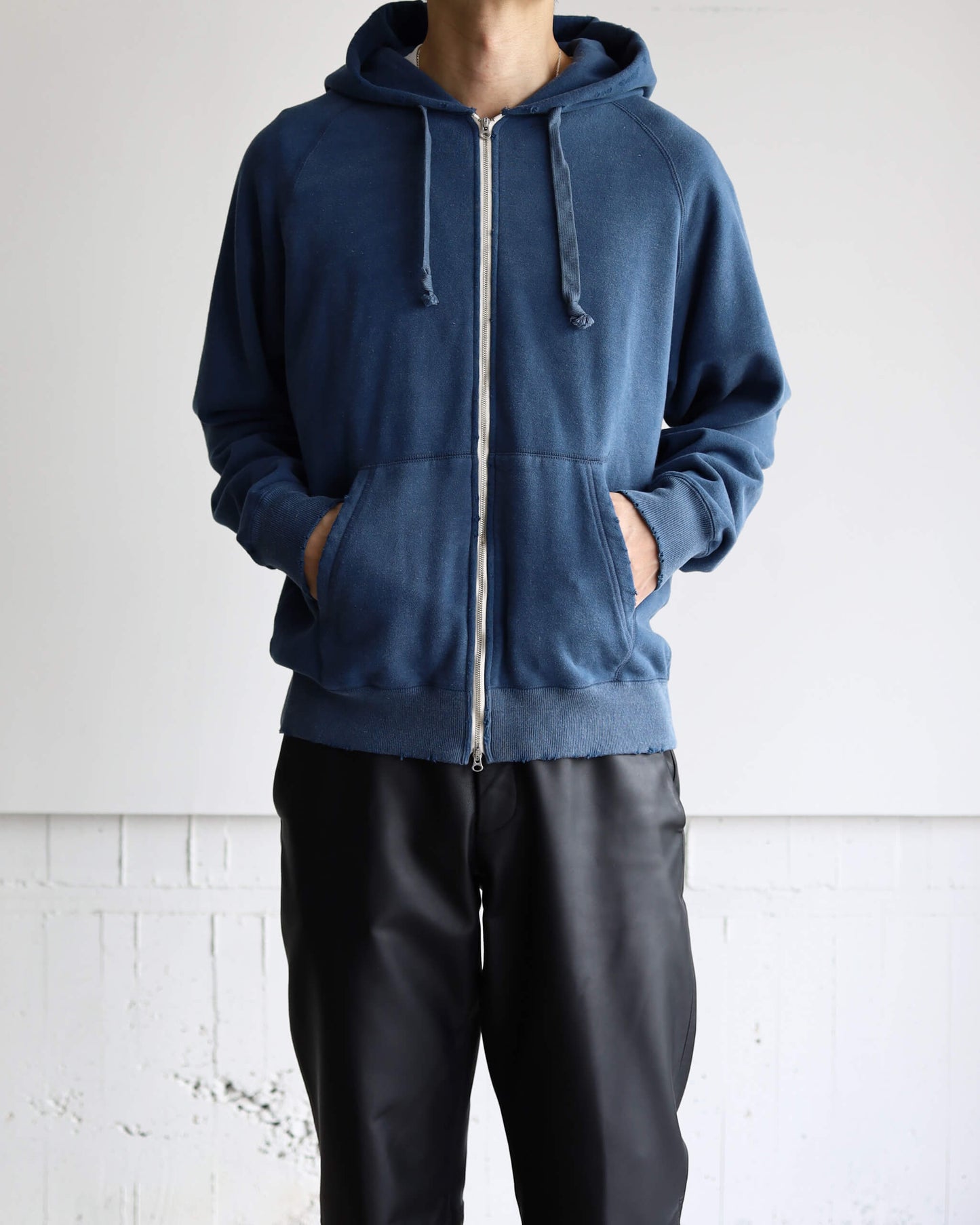 DAMAGE PARKA 20/10 RECYCLE SUVIN ORGANIC COTTON "FADED BLUE"