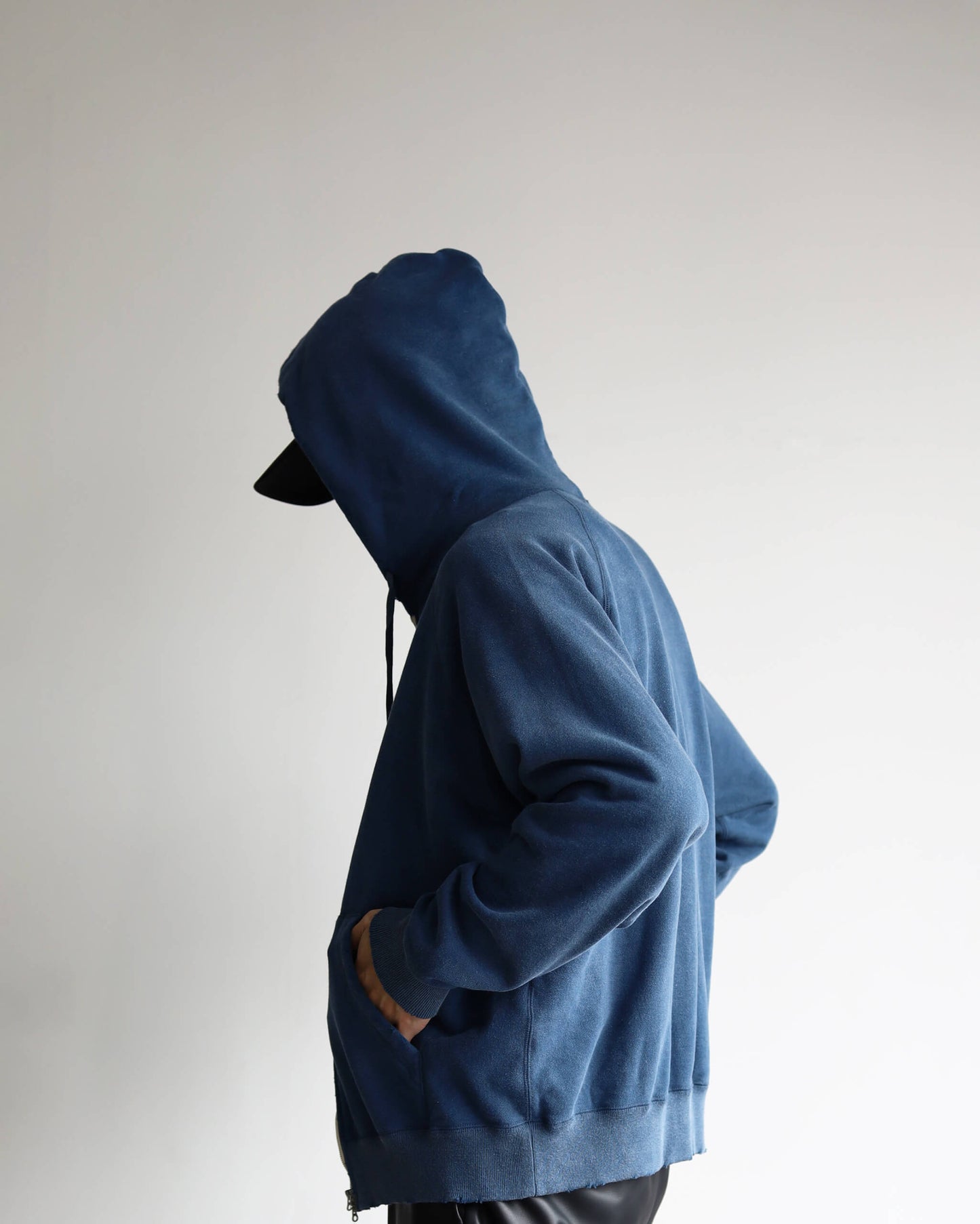 DAMAGE PARKA 20/10 RECYCLE SUVIN ORGANIC COTTON "FADED BLUE"