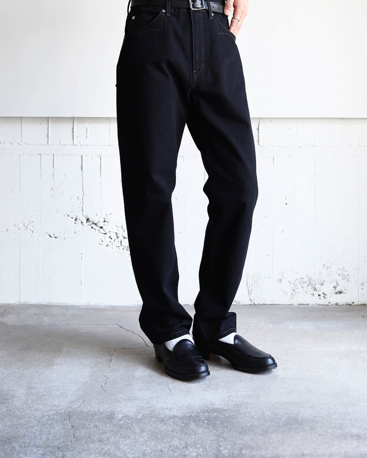 10oz Rub denim - Lineker "Black"