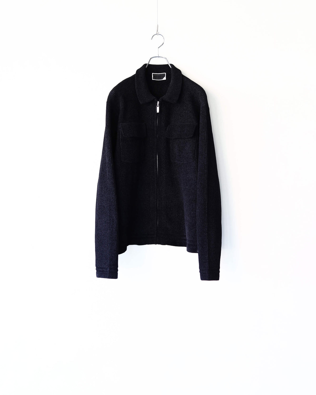 CORDY KNIT JACKET "BLACK"
