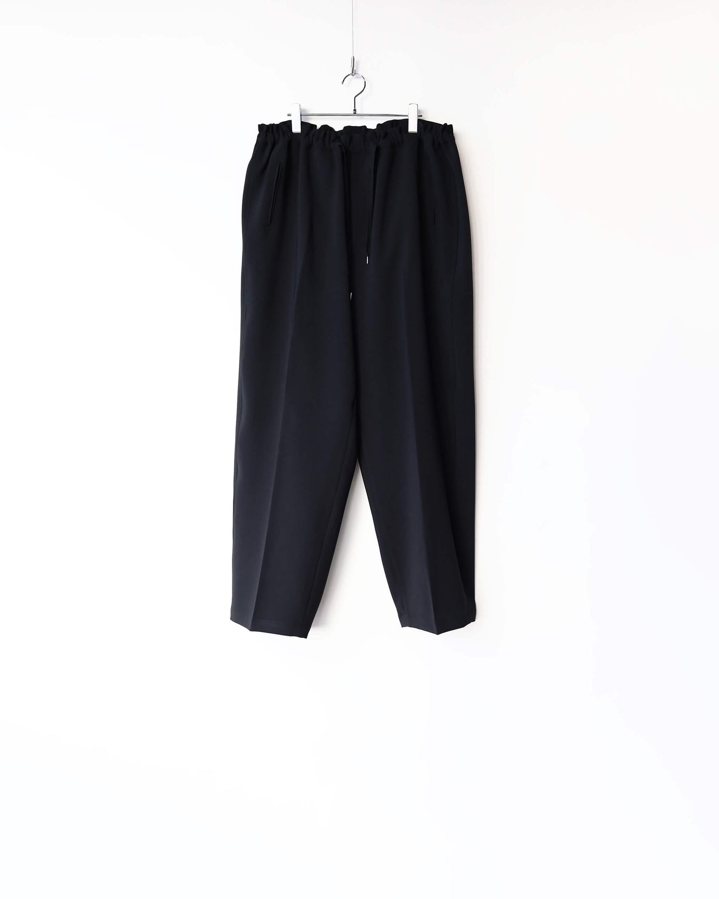 DOUBLE CLOTH DOUGI PANTS "BLACK"