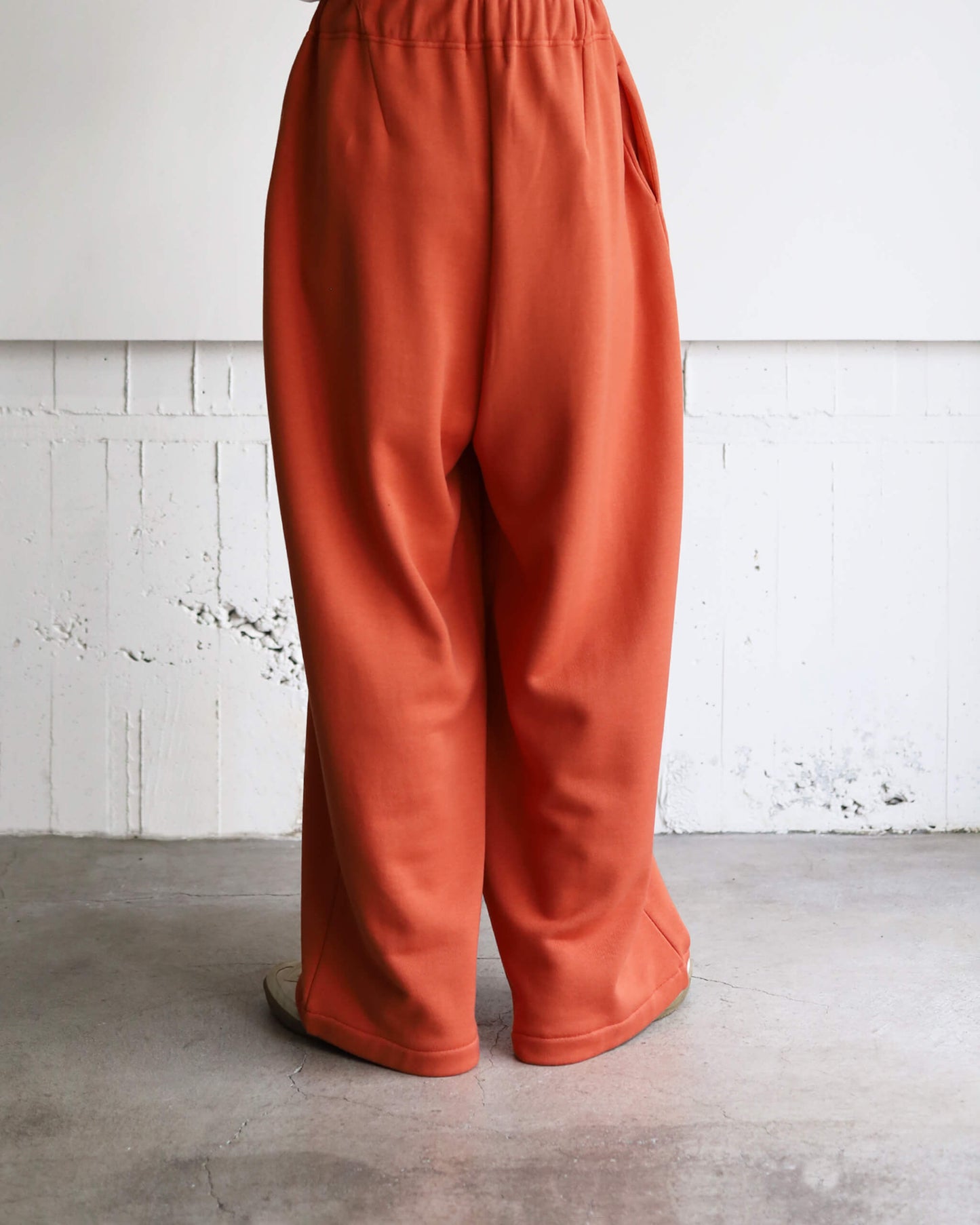 SWEAT TRACK PANTS "ORANGE"