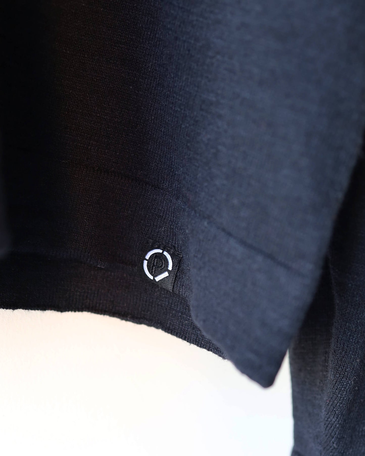 SLAB GAUZE KNIT SHIRT "BLACK"