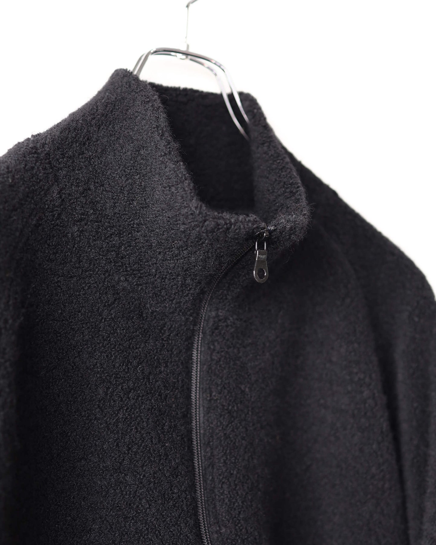 wool boa blouson "black"