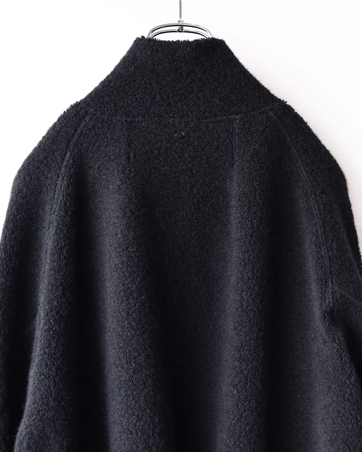 wool boa blouson "black"