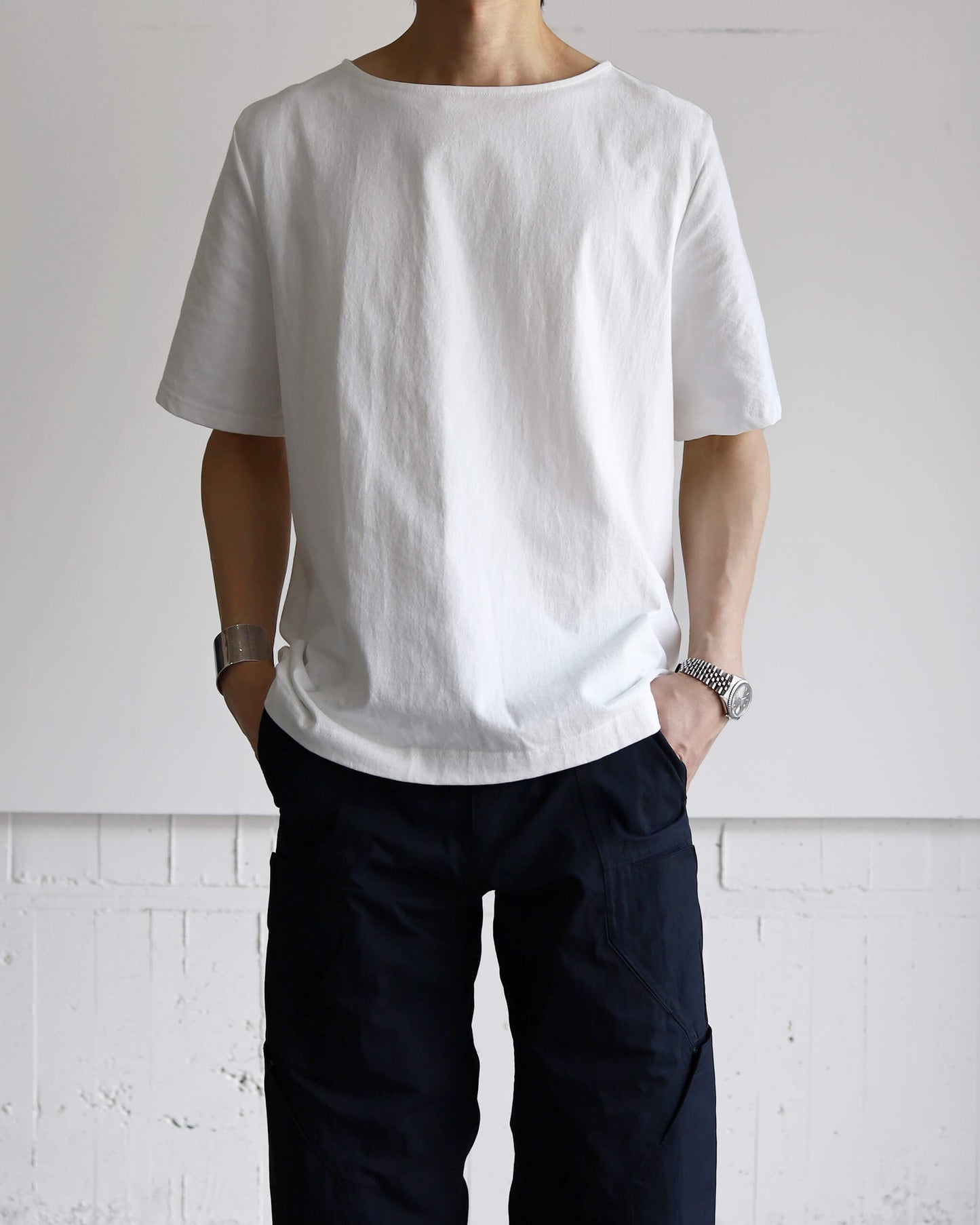 Half Sleeve T-shirts "White"