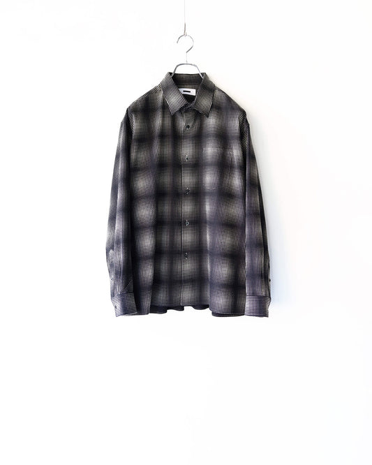 FLANNEL SHIRT "BLACK × WHITE"