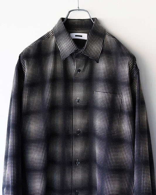 FLANNEL SHIRT "BLACK × WHITE"