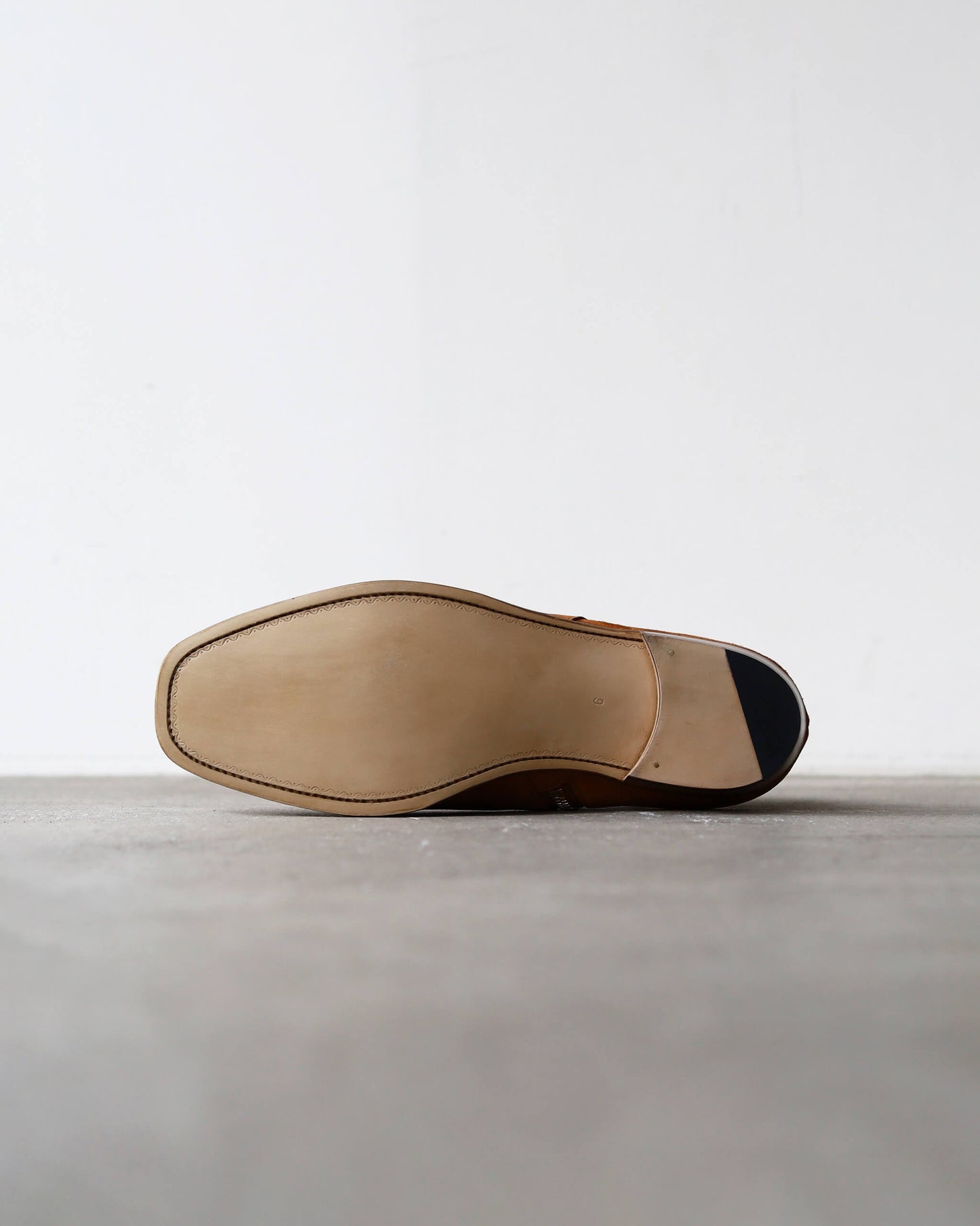 Side Zip Boots - Calf Suede "Camel"