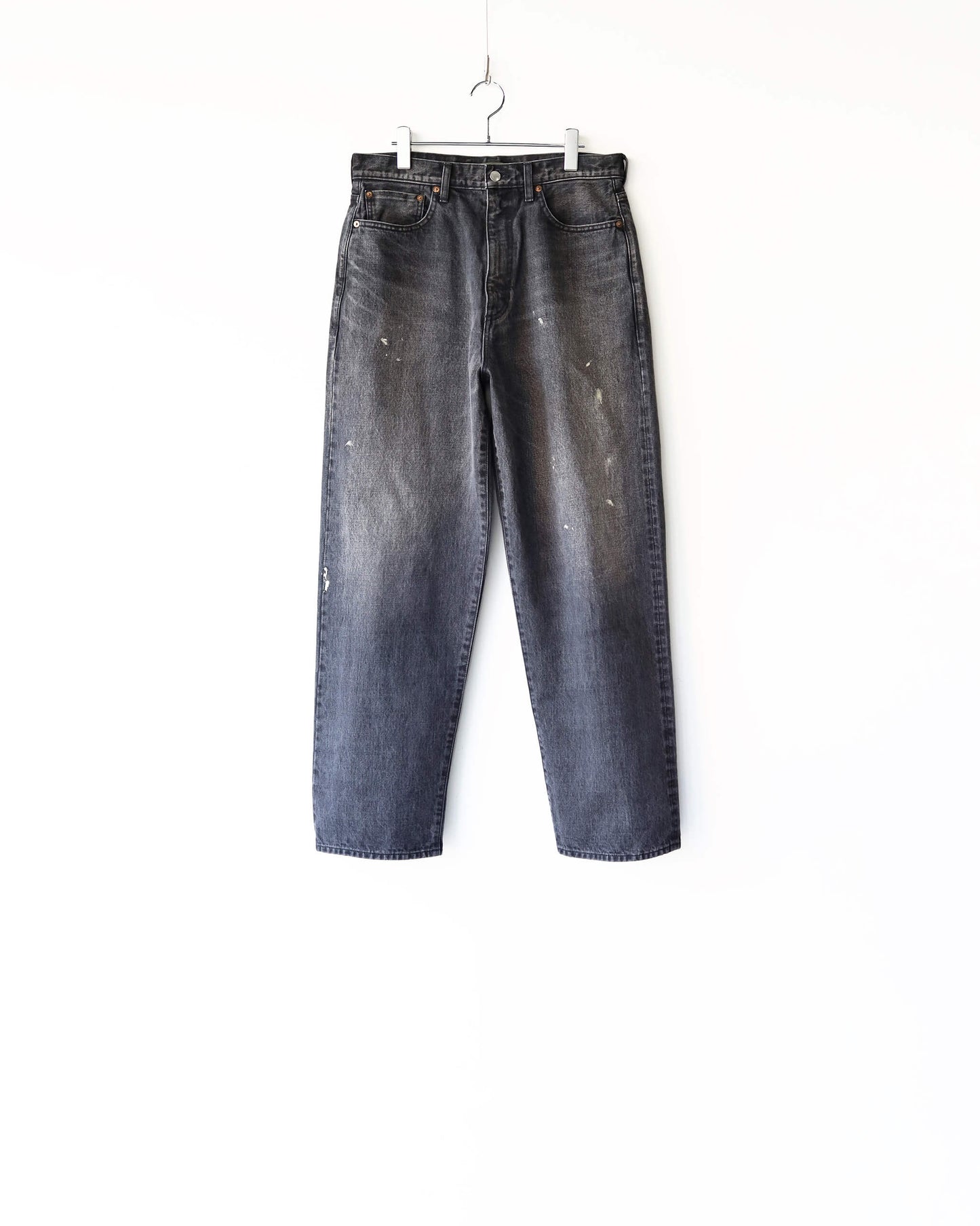 SELVEDGE DENIM 5POCKET PANTS "BLACK"