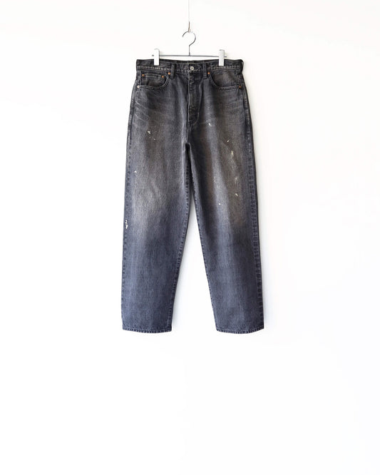 SELVEDGE DENIM 5POCKET PANTS "BLACK"