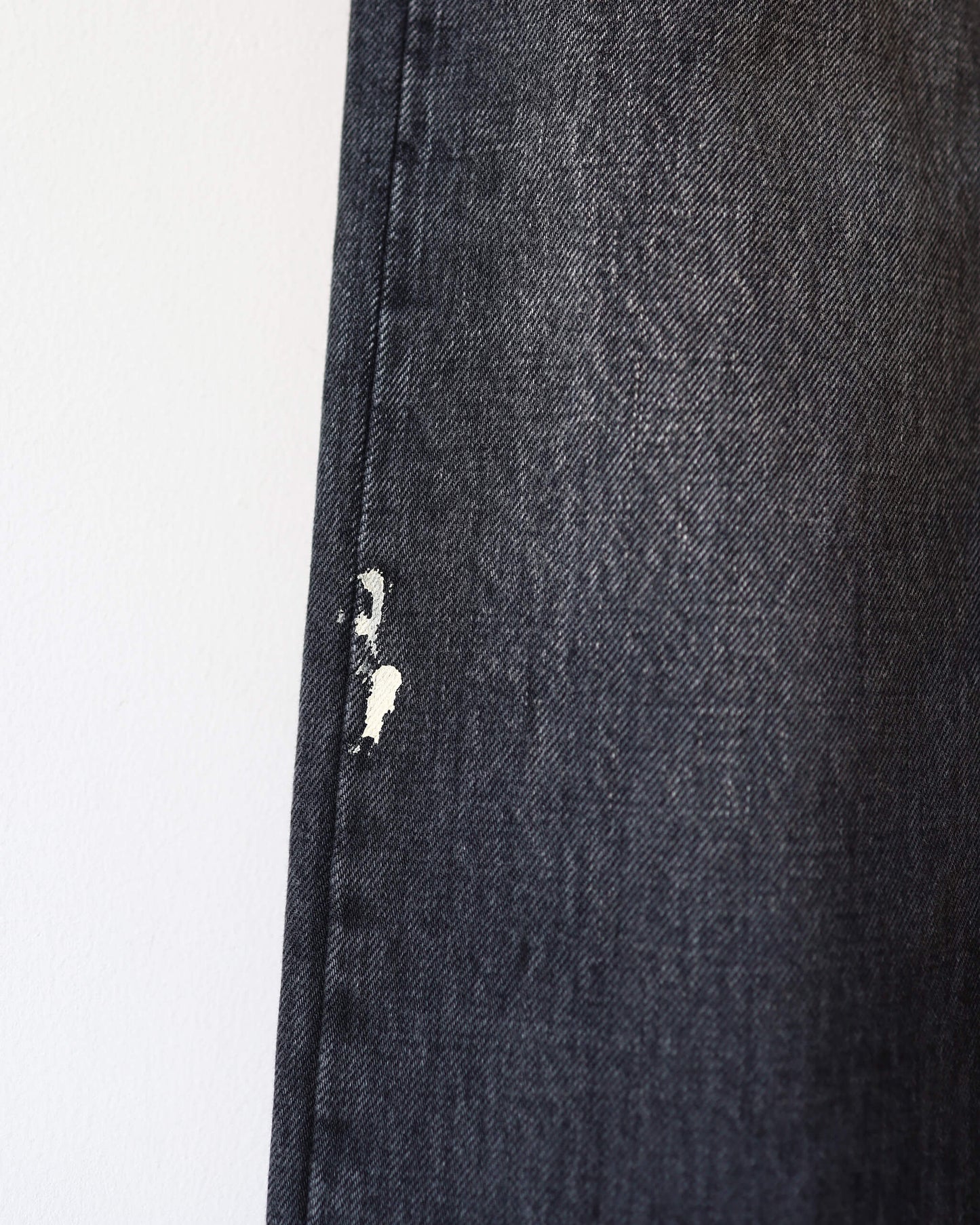 SELVEDGE DENIM 5POCKET PANTS "BLACK"