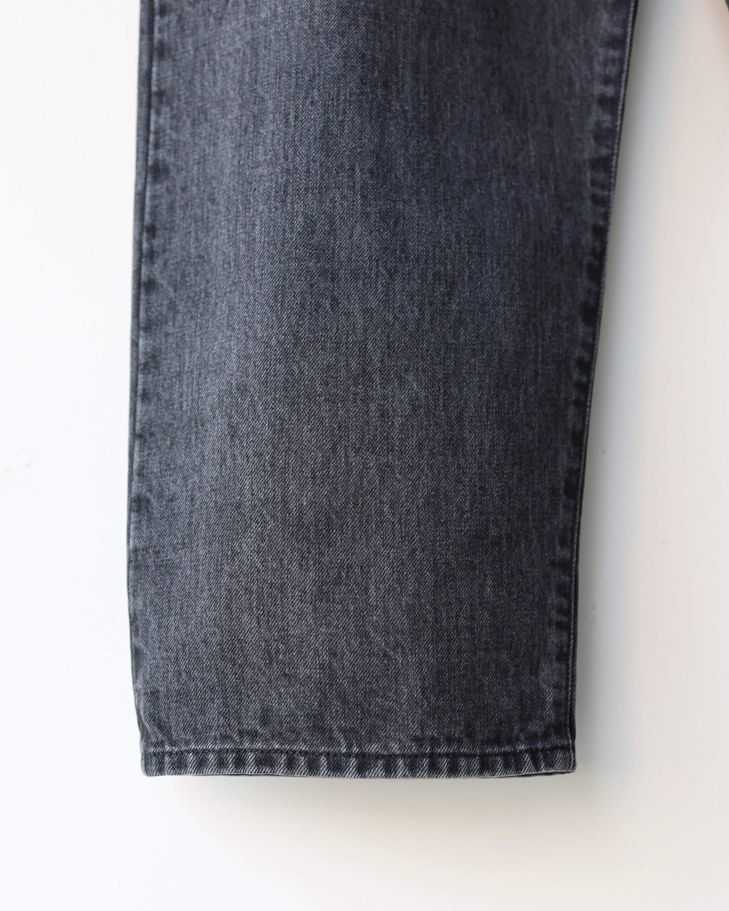 SELVEDGE DENIM 5POCKET PANTS "BLACK"