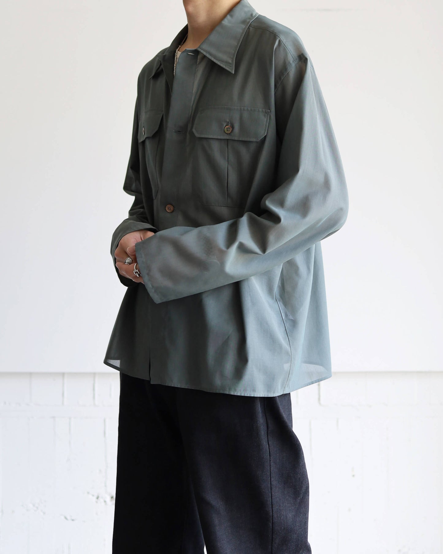 Gas boil cotton - Richard "Greyish dark green"
